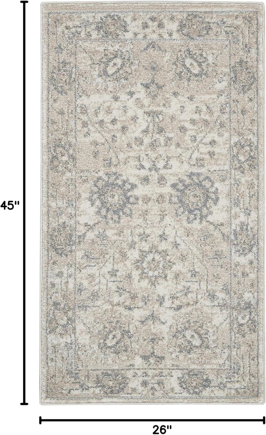 Nourison Home Moroccan Celebration Bordered Indoor Area Rug - 2'2" x 3'9" Ivory/Sand