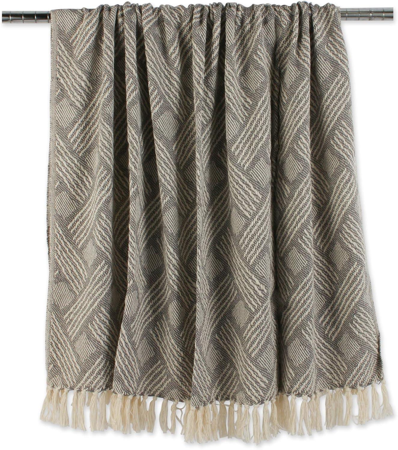 50"x60" Basketweave Throw Blanket - Design Imports