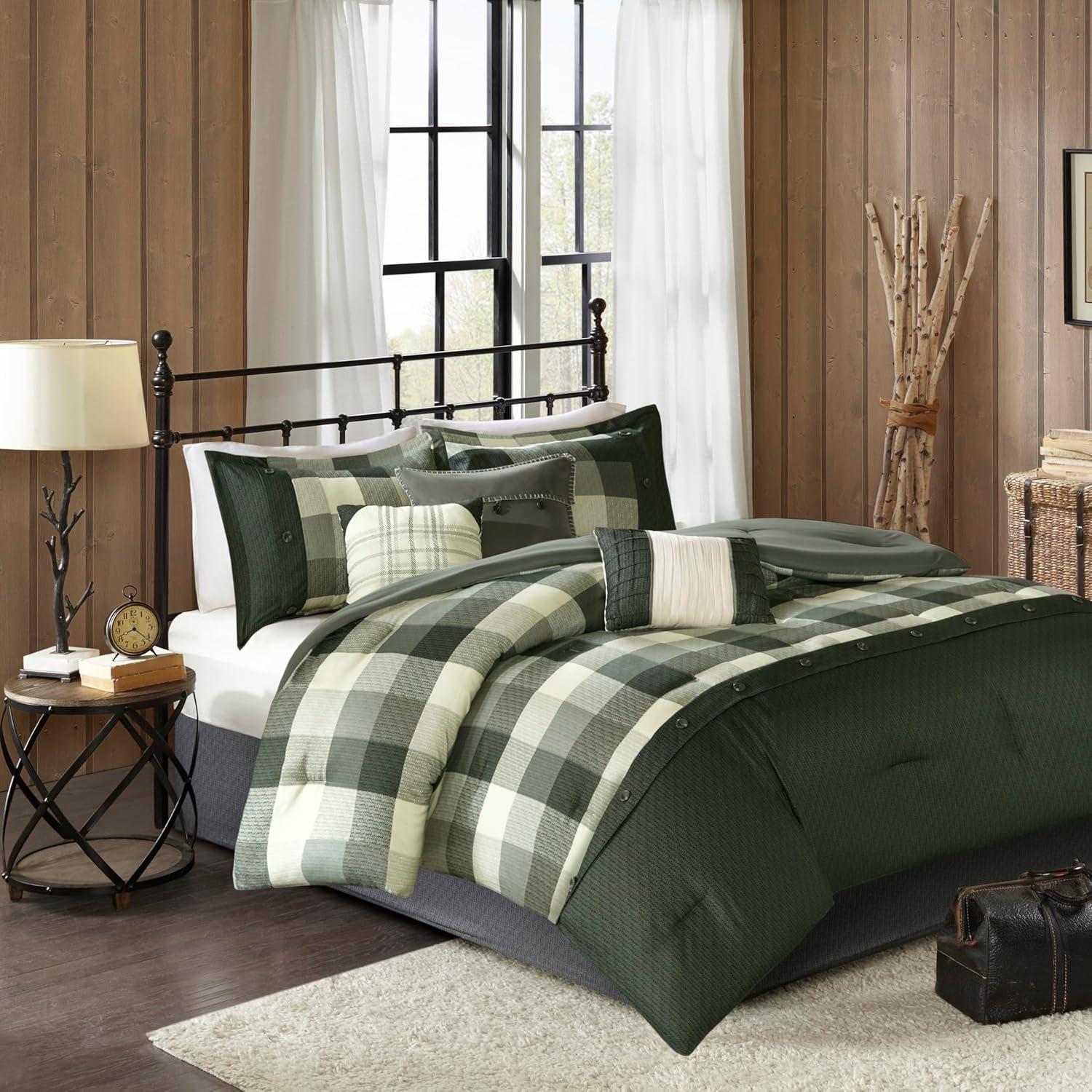 Madison Park Ridge 7 Piece Herringbone Comforter Set