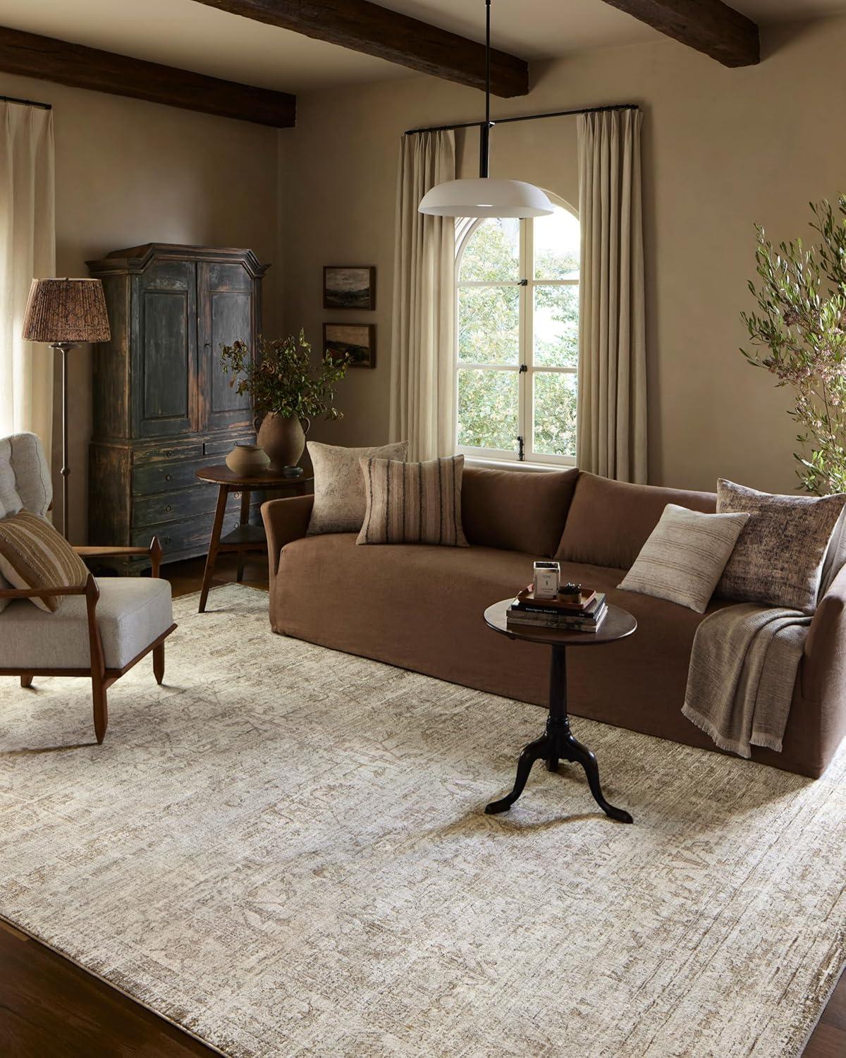 Honora Rug by Amber Lewis x Loloi - Ivory and Natural / 2' x 3'4"