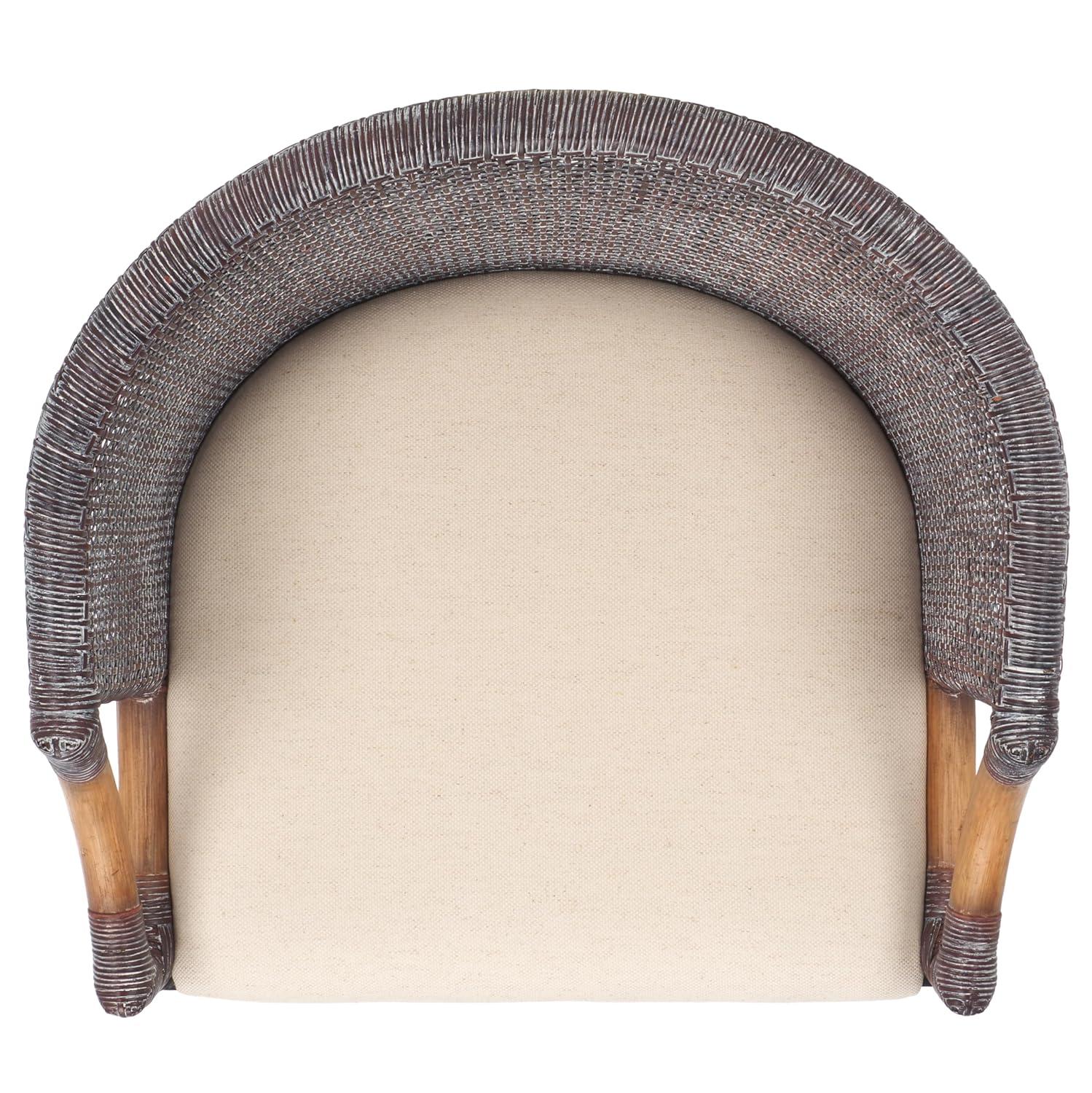 Brando Counter Stool - BST4000 - Natural/White Washed - Safavieh