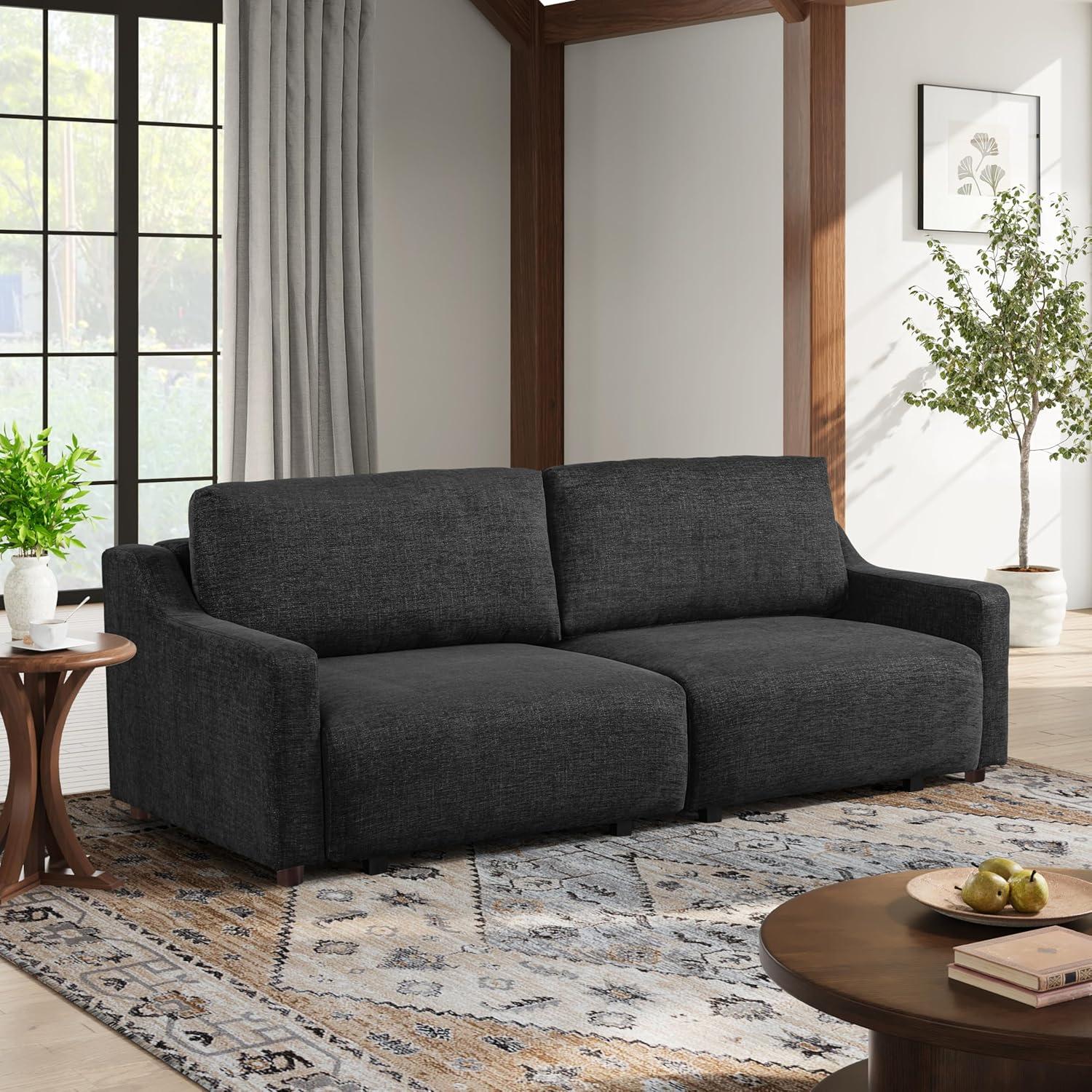Serta Gabi 90.2" Upholstered Queen Size Convertible Sleeper Sofa