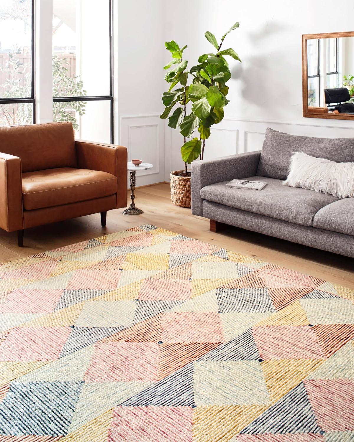 Loloi II Spectrum Geometric Ivory / Multi Area Rug