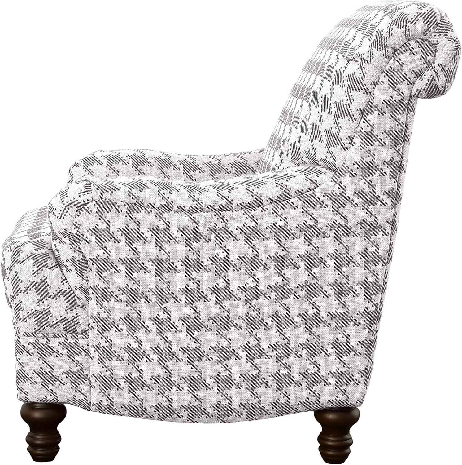 Glenn Upholstered Accent Chair Grey