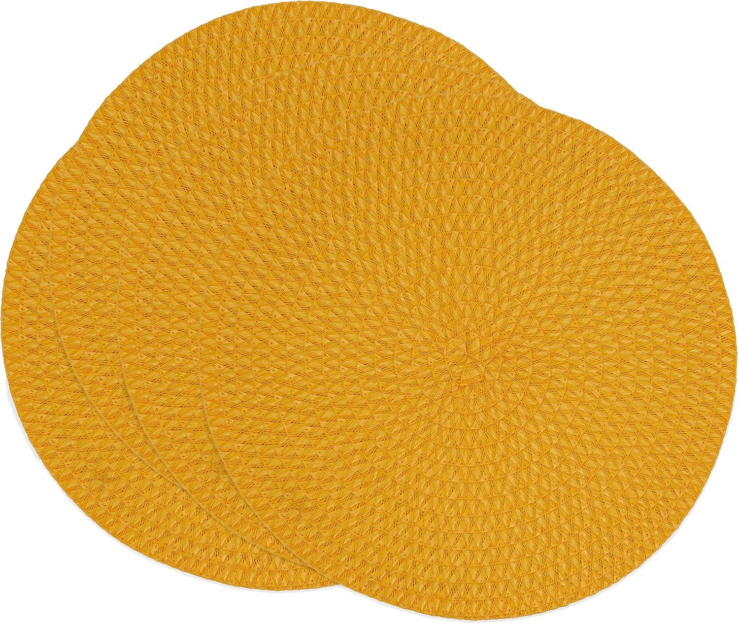 Brielle Polypropylene Plastic Round Placemat