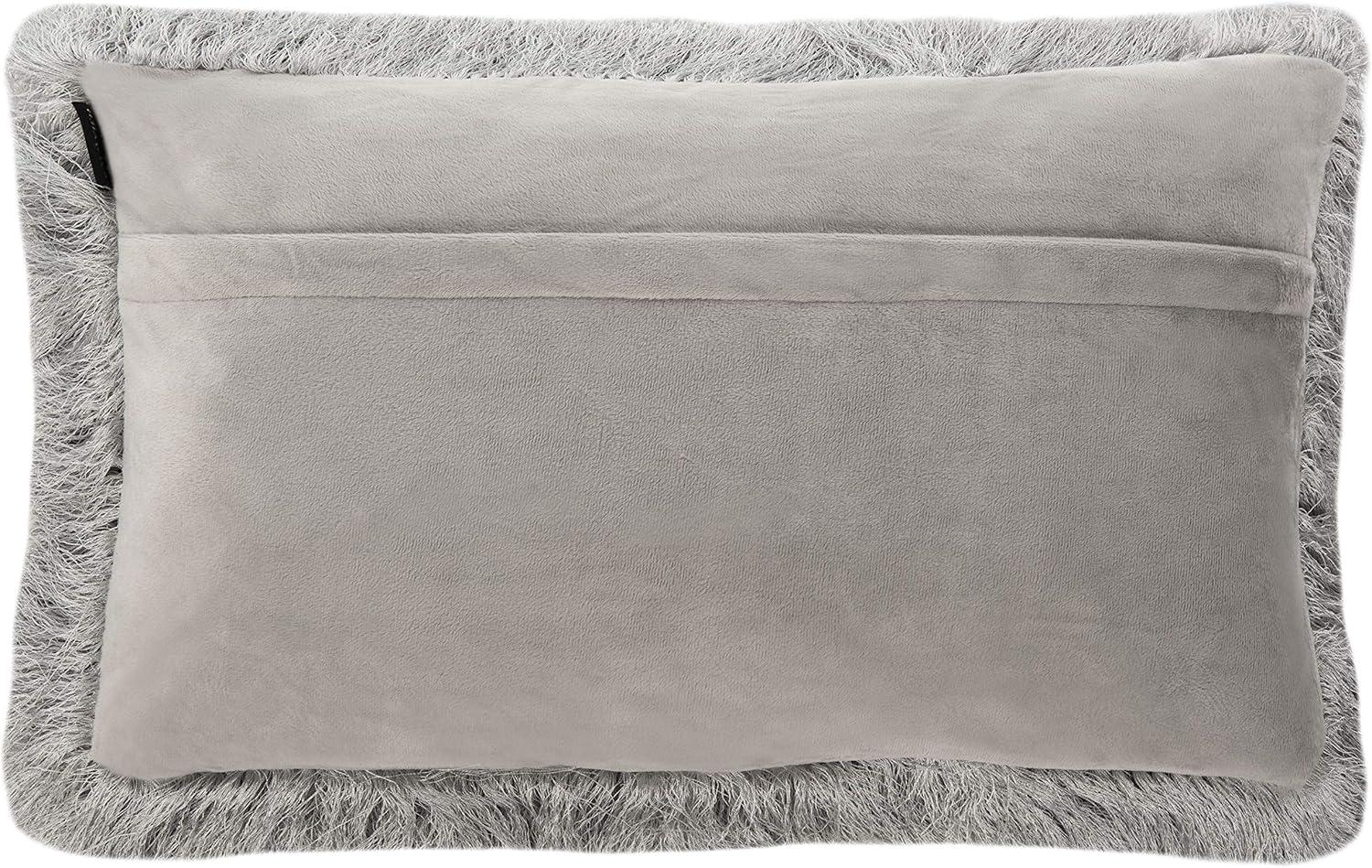 Chic Shag Pillow - Silver - 20"X20" - Safavieh