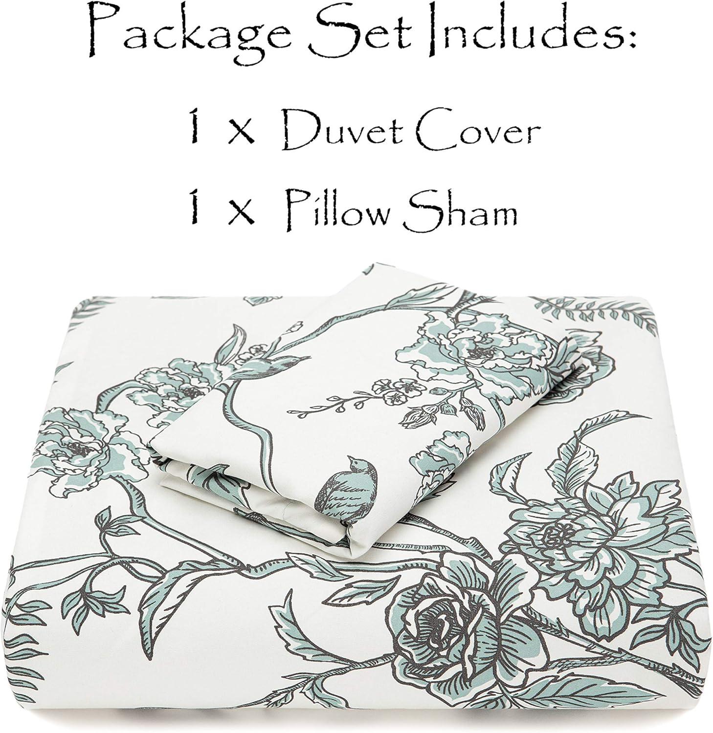 Chanasya French Toile Duvet Cover Set