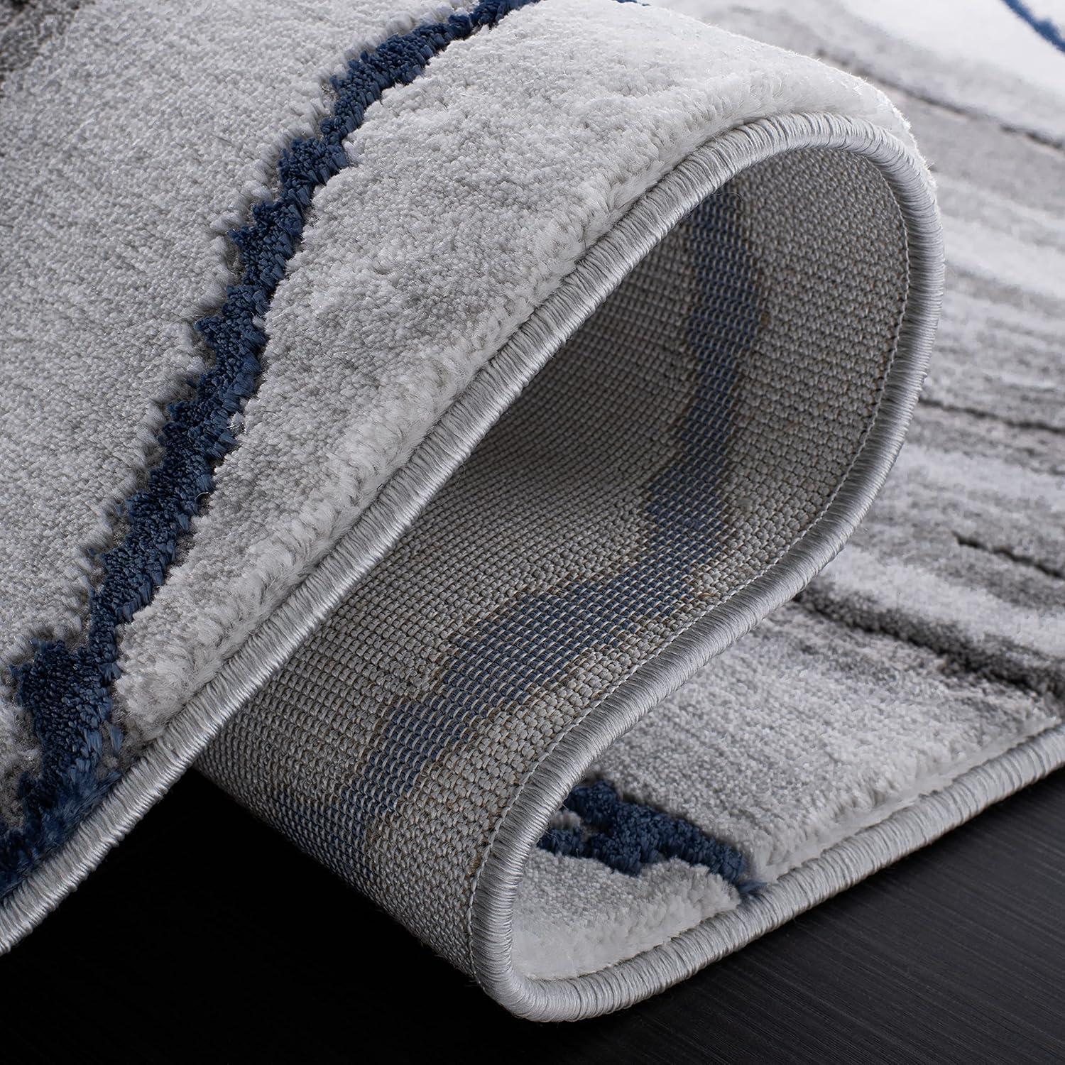 Craft CFT819 Loomed Indoor Area Rug - Grey/Blue - 8'x10' - Safavieh