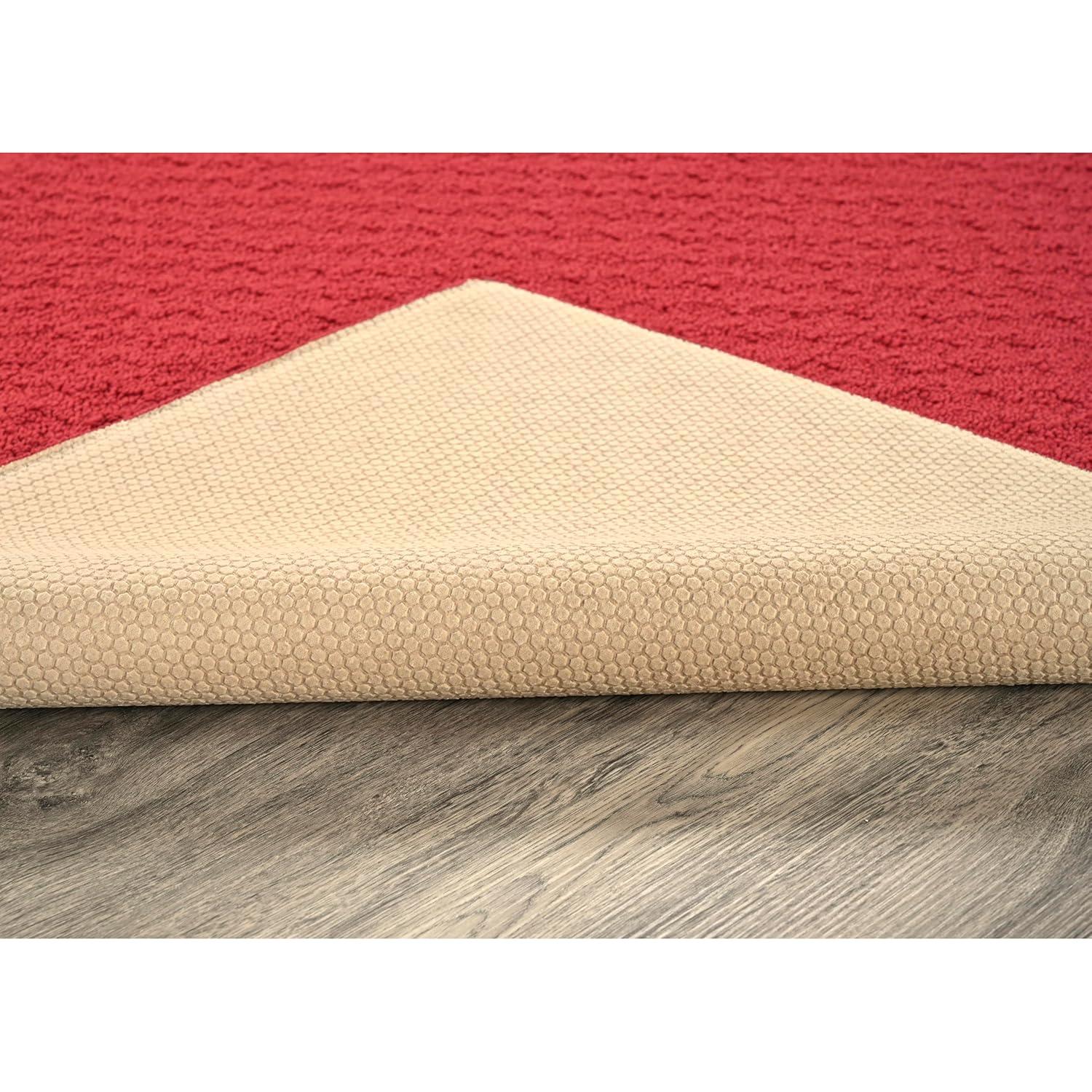Garland Town Square Alfombra Chili Roja para Interior, 8' x 10'