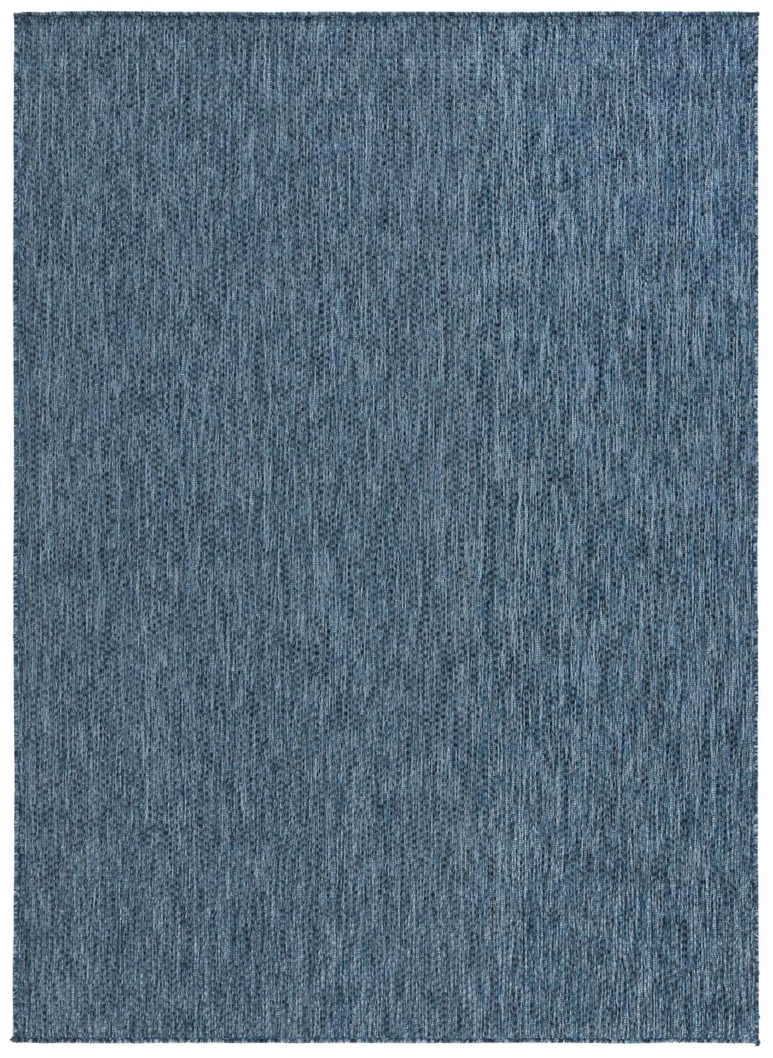 Beach House BHS260 Machine Made Loomed Area Rug - Navy - 6'-7" X 6'-7"  Square - Safavieh
