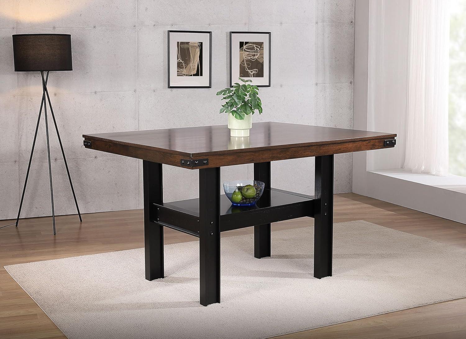 Patterson 60-Inch Counter Height Dining Table Mango Oak