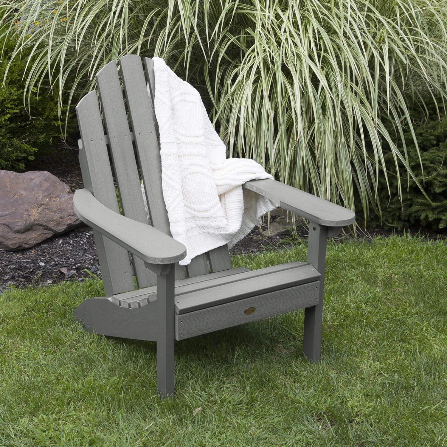 Classic Westport Coastal Teak Plastic Adirondack Chair