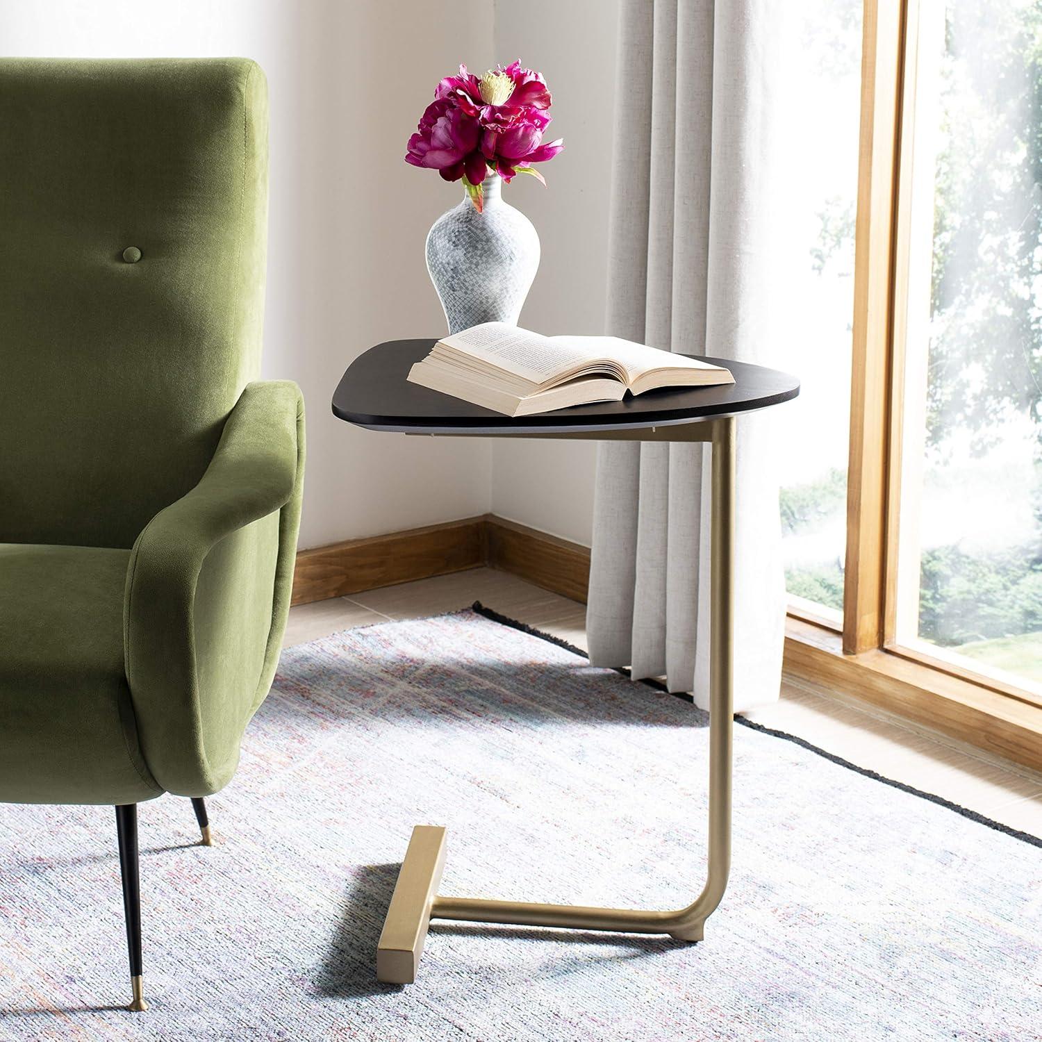 Kaiya C-Table - ACC3703A - Black/Gold - Safavieh