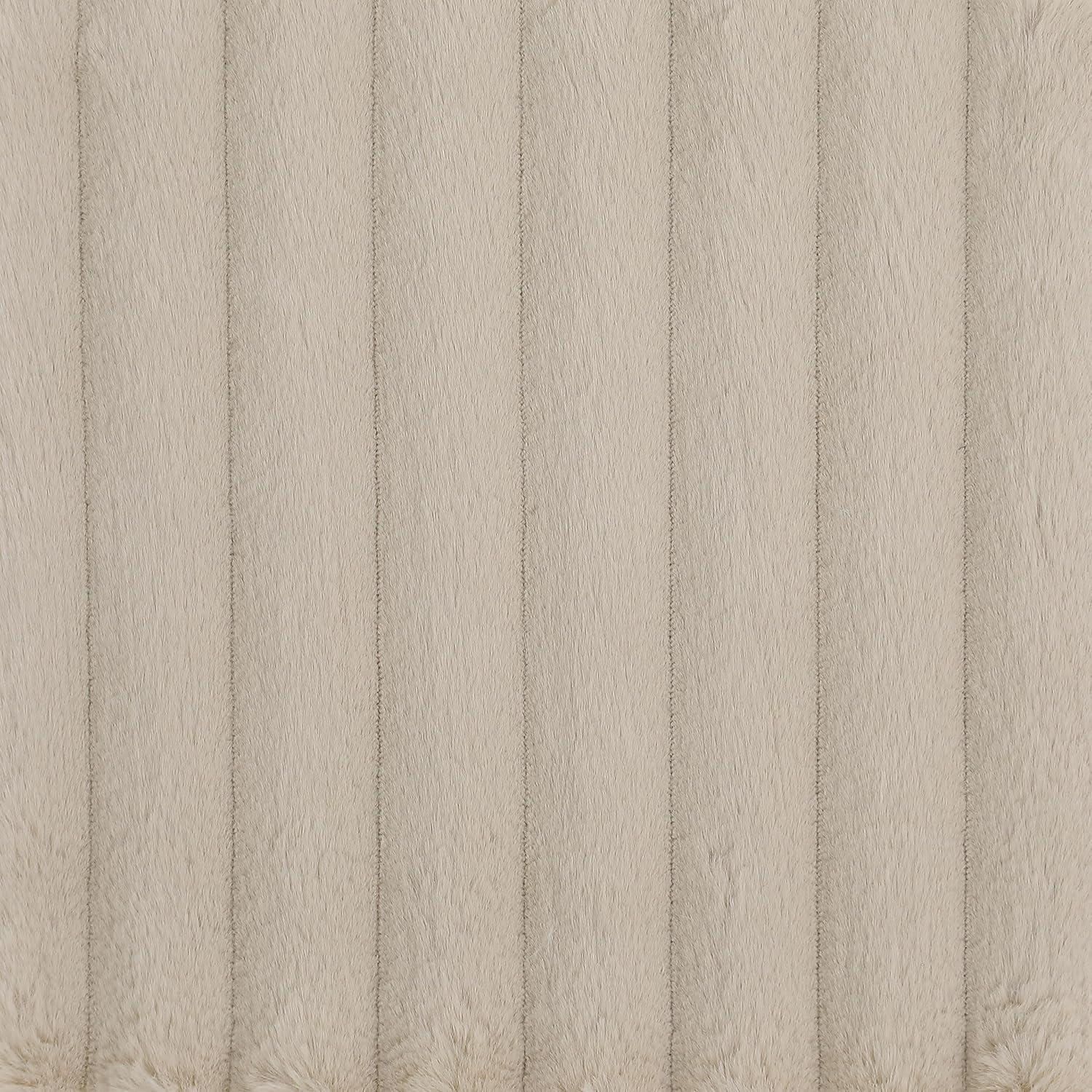 Coaster Ellorie Fabric Upholstered Channel Back Curved Loveseat Beige