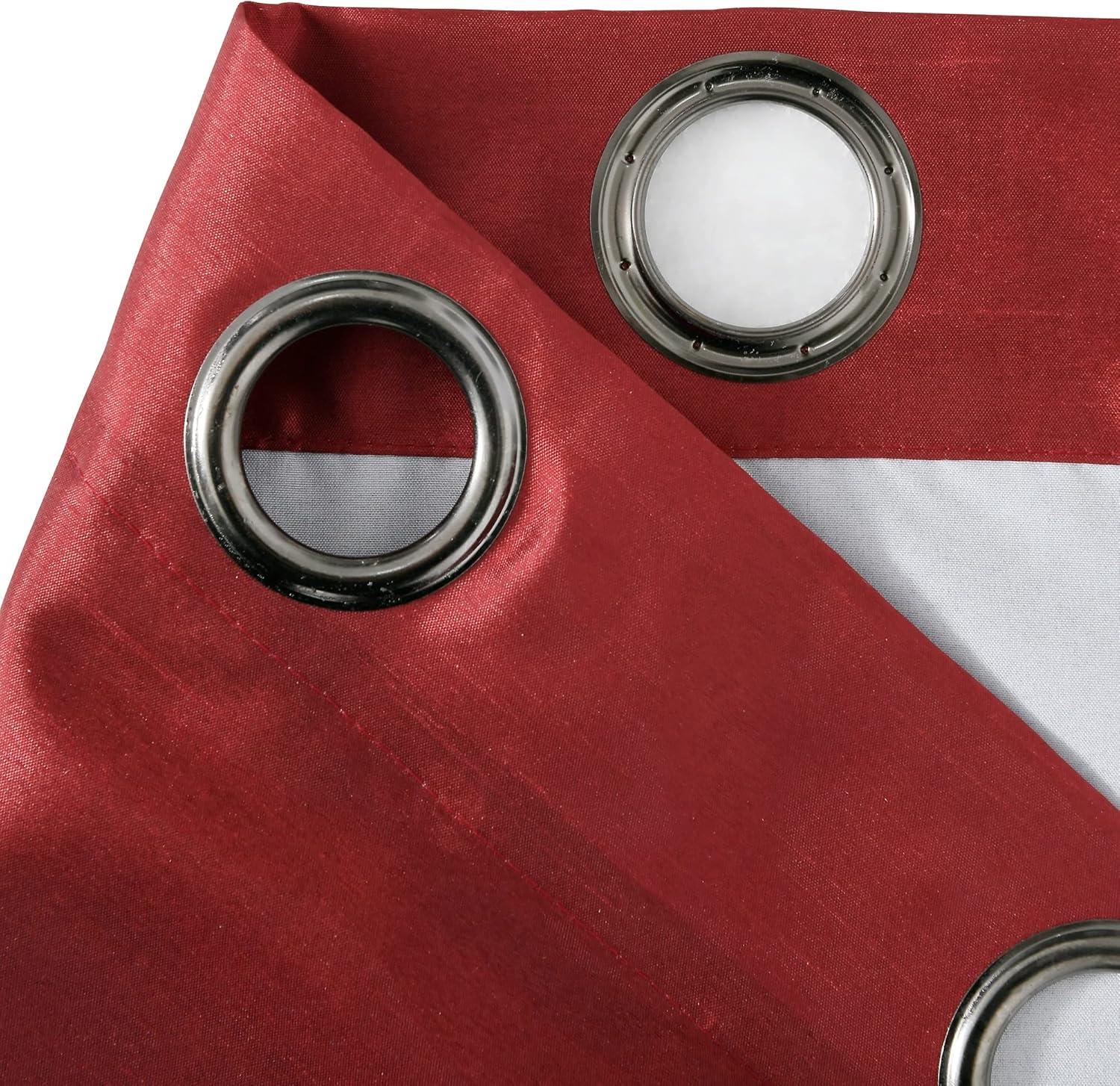 Lush Decor Solid Color Grommet Single Curtain Panel