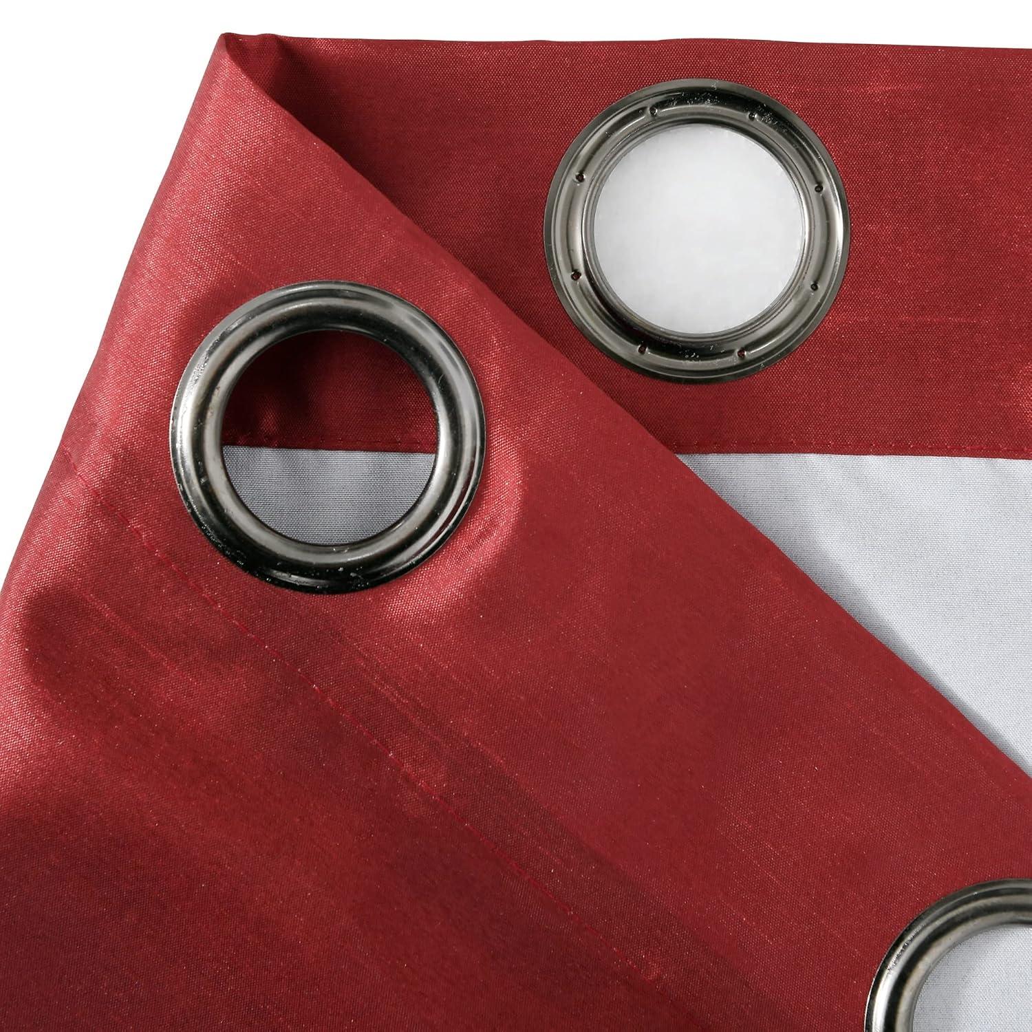 Lush Decor Solid Color Grommet Single Curtain Panel