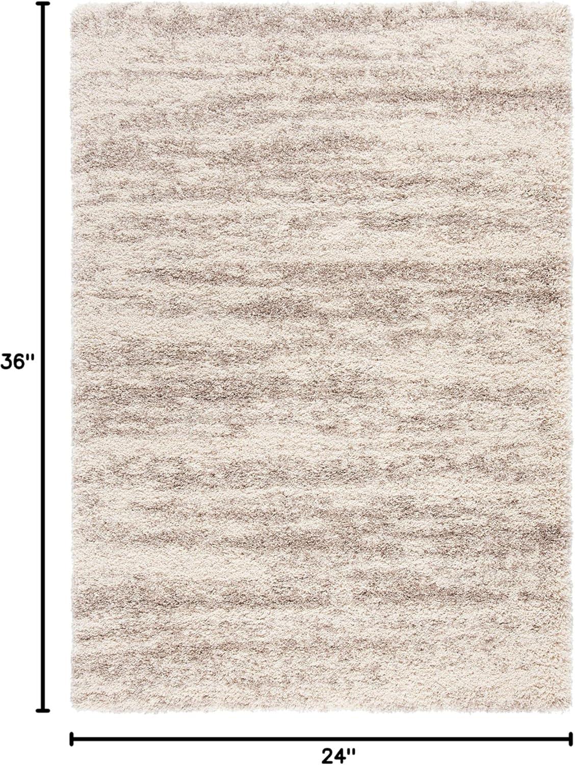 Hudson Shag SGH206 Power Loomed Accent Rug - Ivory/Beige - 2'x3' - Safavieh.