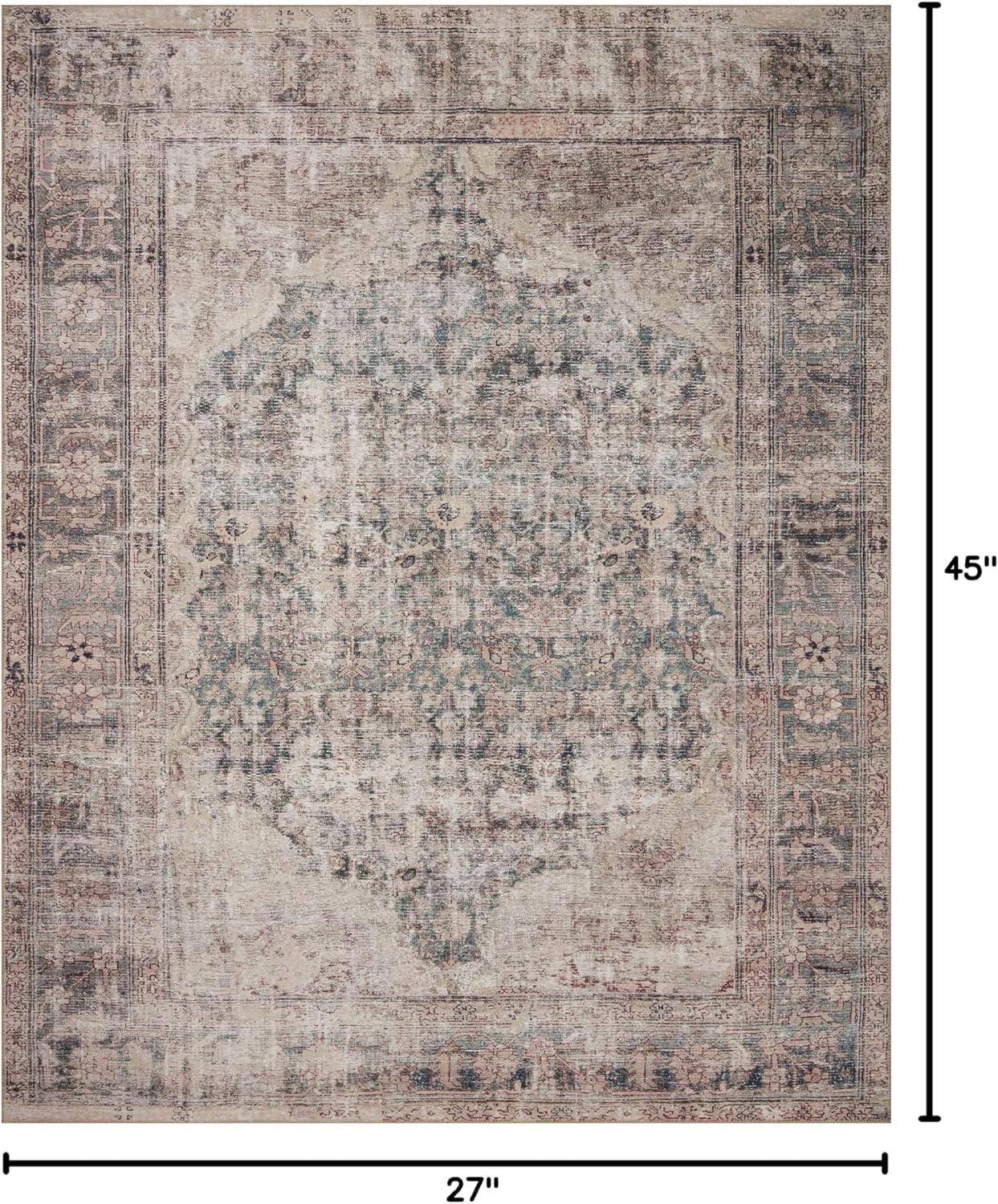 Amber Lewis x Loloi Georgie Lagoon / Beige Area Rug