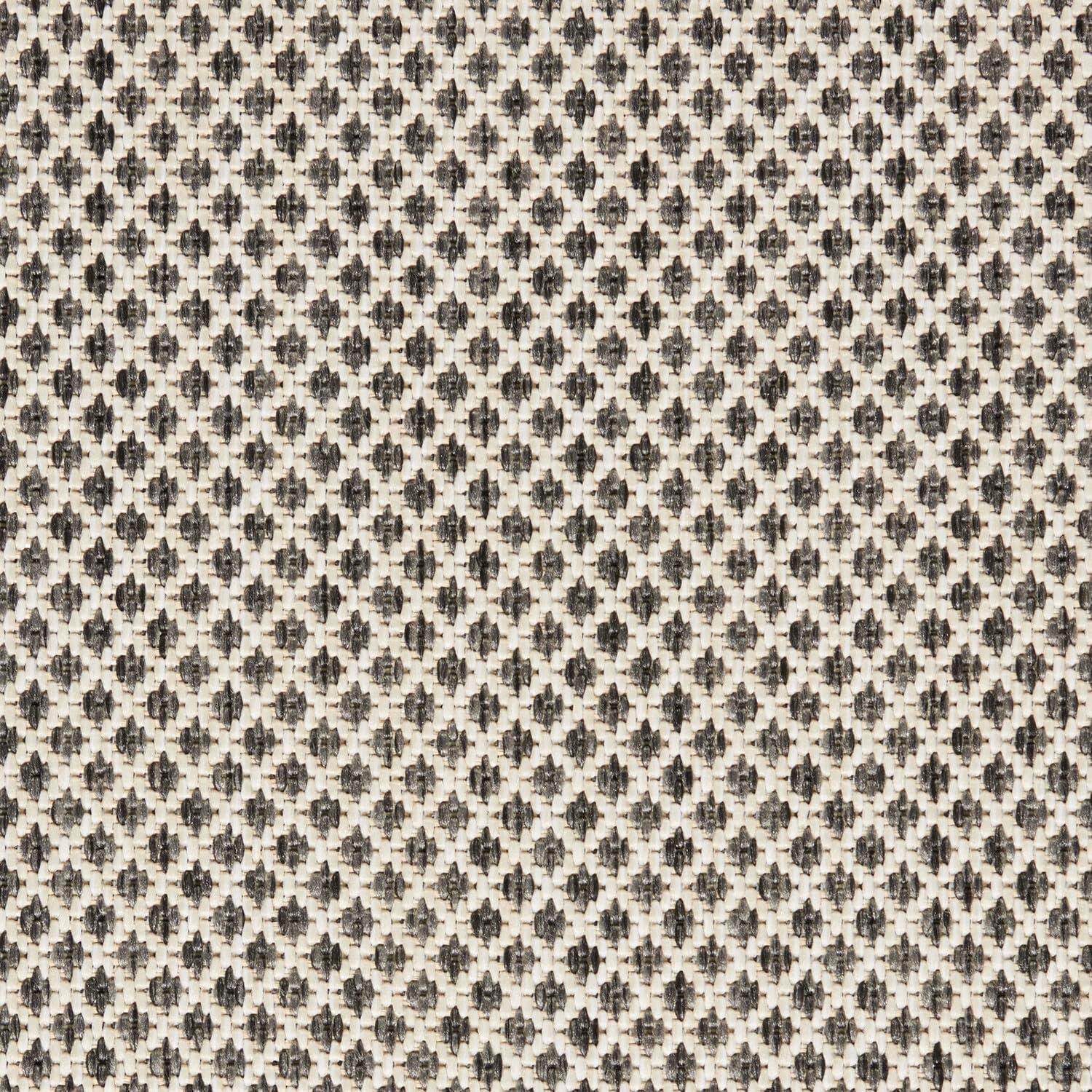 Nourison Courtyard 9' x 12' Ivory Charcoal All-over design Indoor/Outdoor Rug