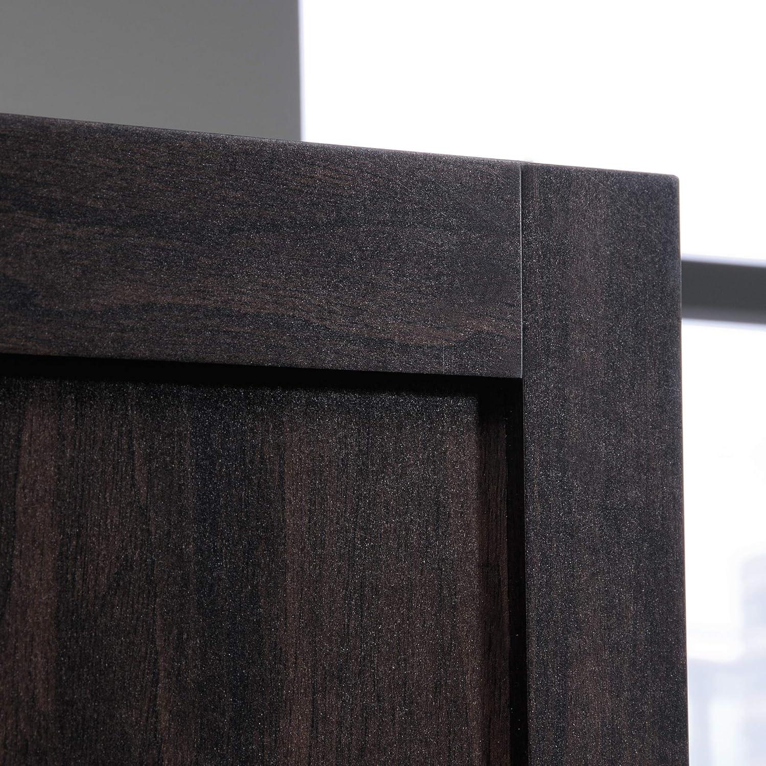 Sauder 60"H Raised Panel Doors Storage Pantry, Cinnamon Cherry Finish
