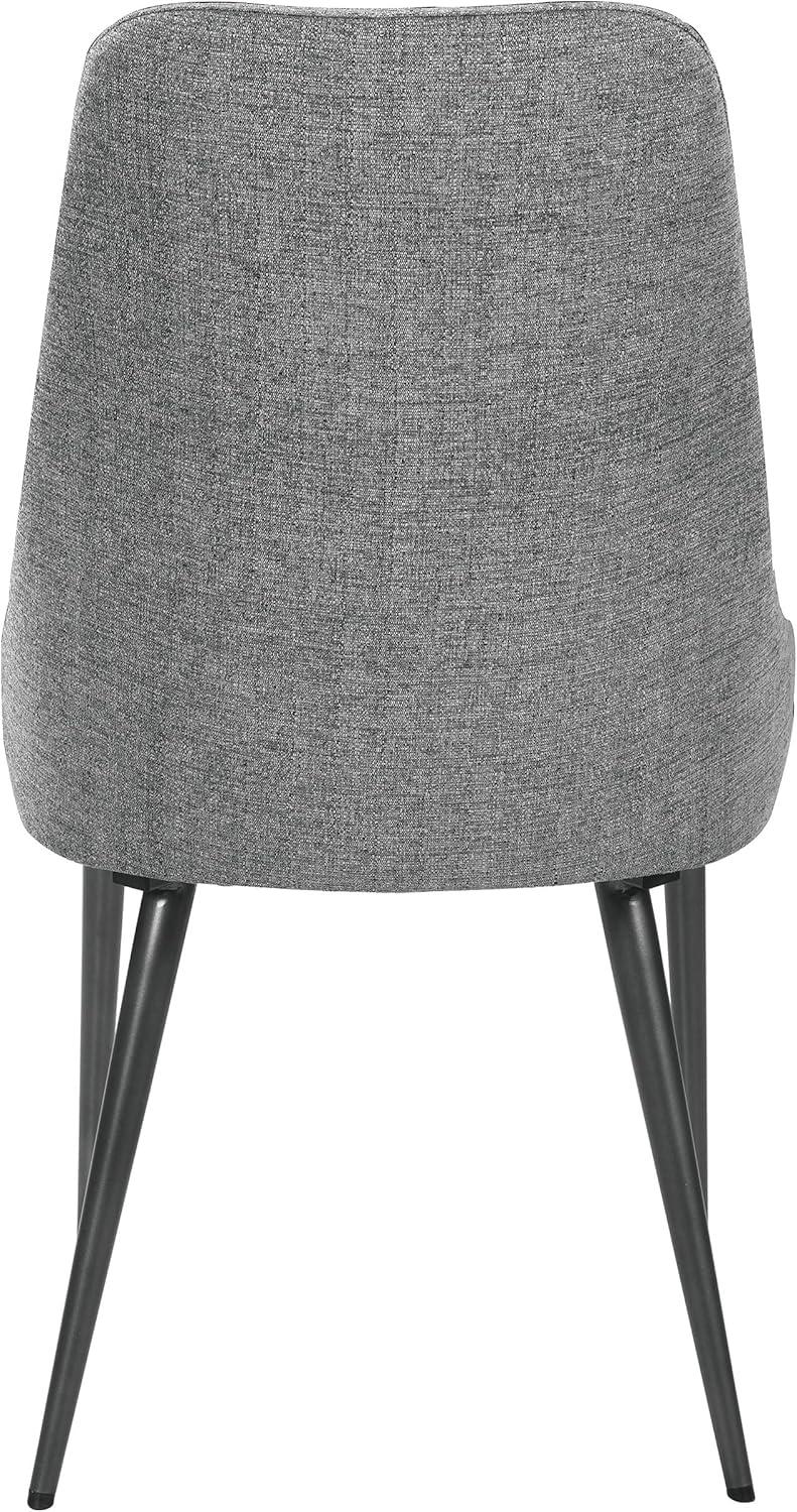 Alan Upholstered Dining Chairs Grey (Set Of 2)