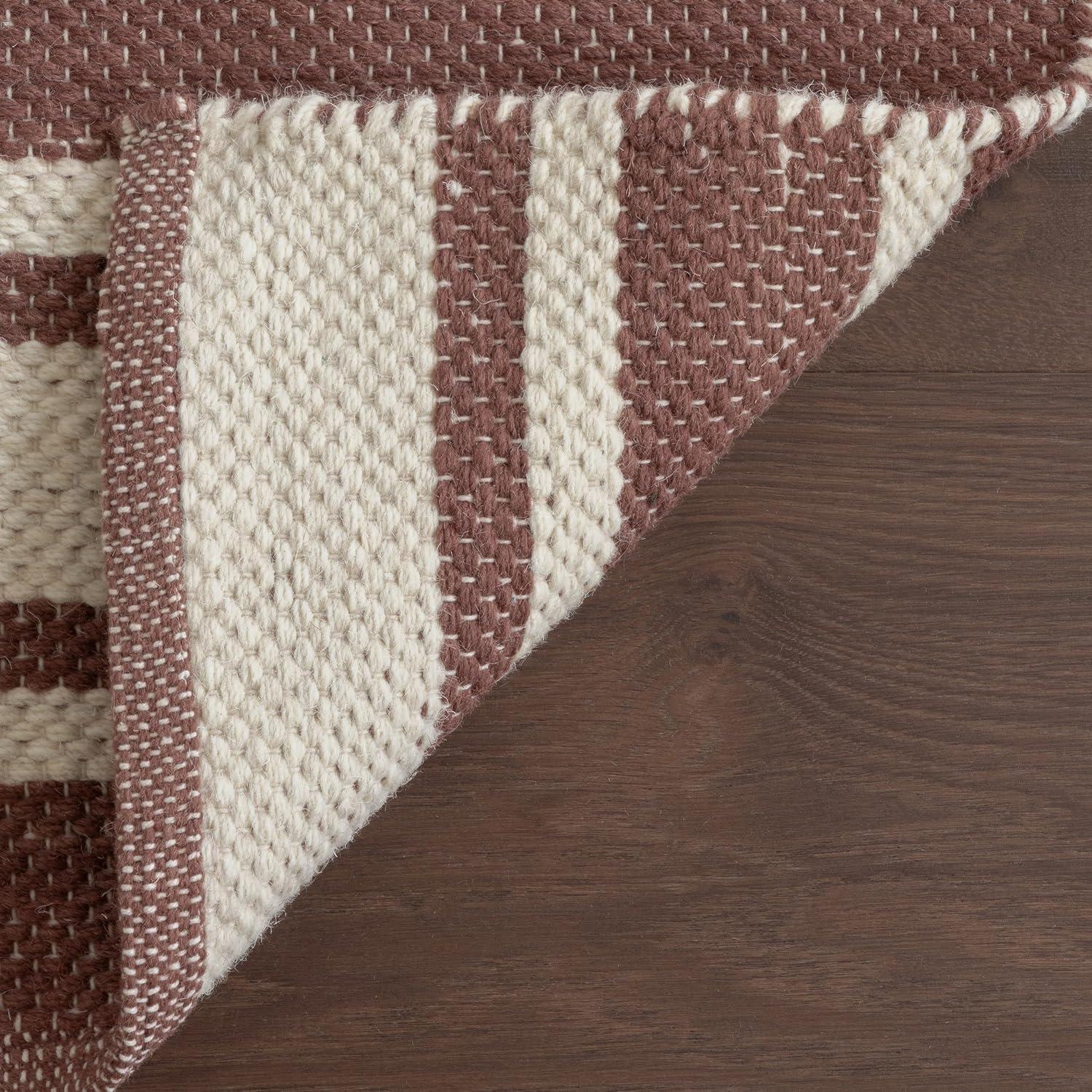 Frenshe Interiors x Rugs USA Frenshe Interiors x Rugs USA Bowery Striped Wool Area Rug