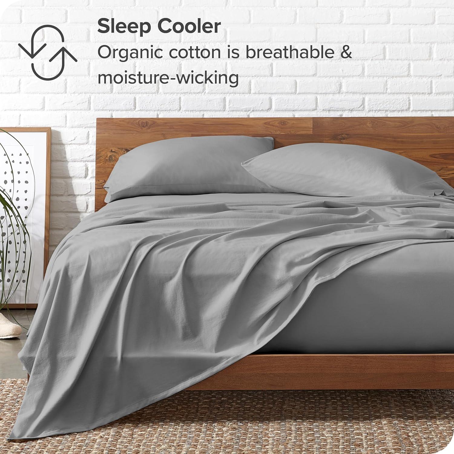Bare Home Organic Cotton Jersey Sheet Set