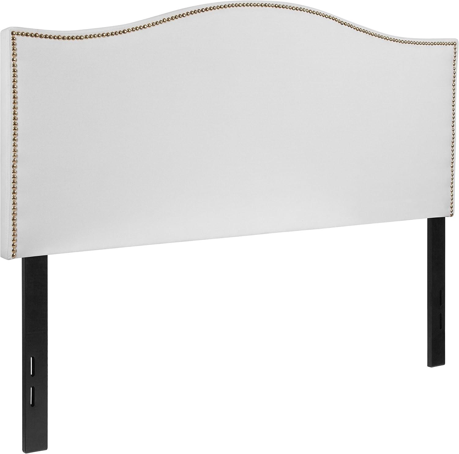 Flash Furniture Lexington Arched Upholstered Headboard with Accent Nail Trim