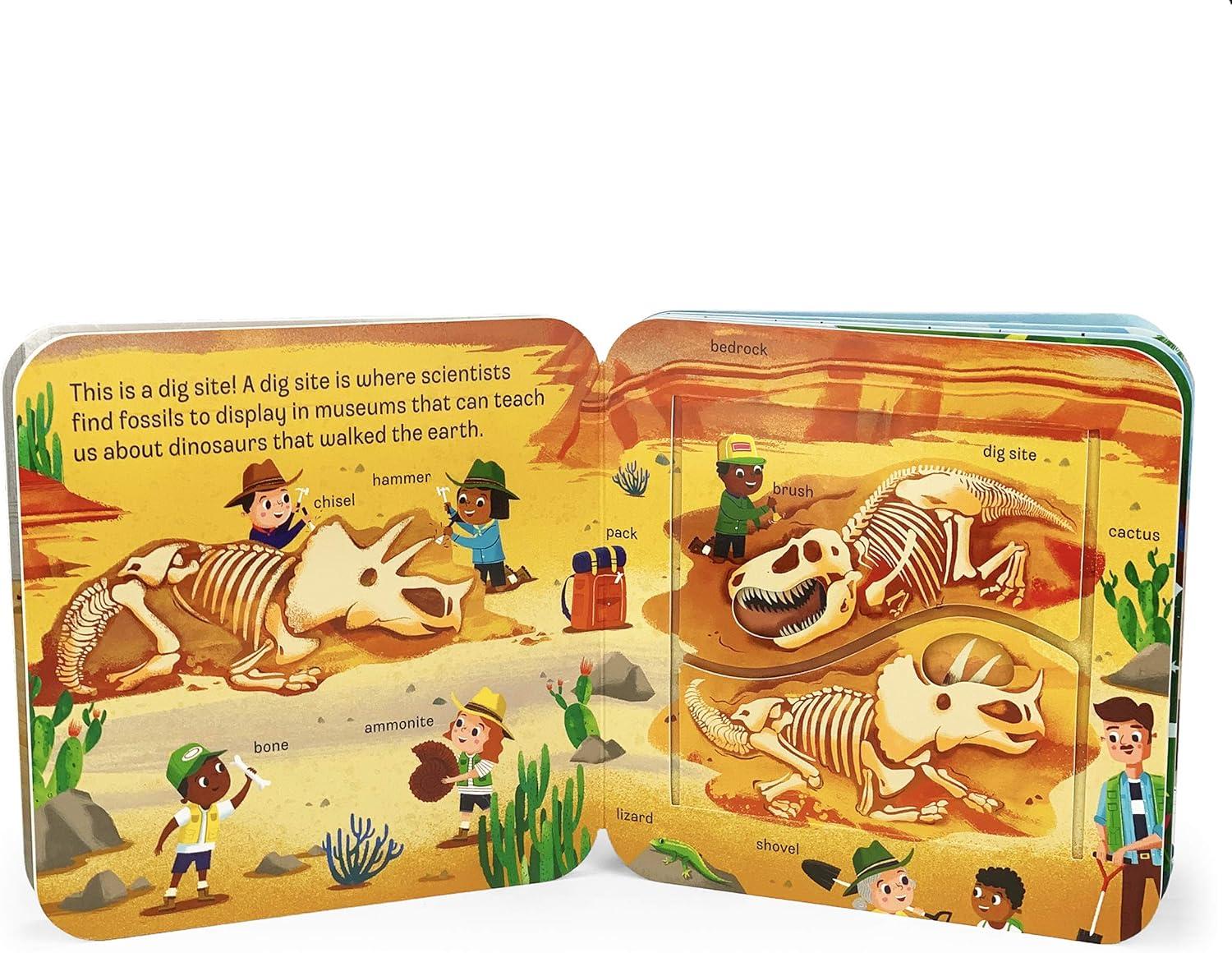 Dino - (Peek-A-Flap Children's Interactive Lift-A-Flap Board Book) by Jaye Garnett (Board Book)