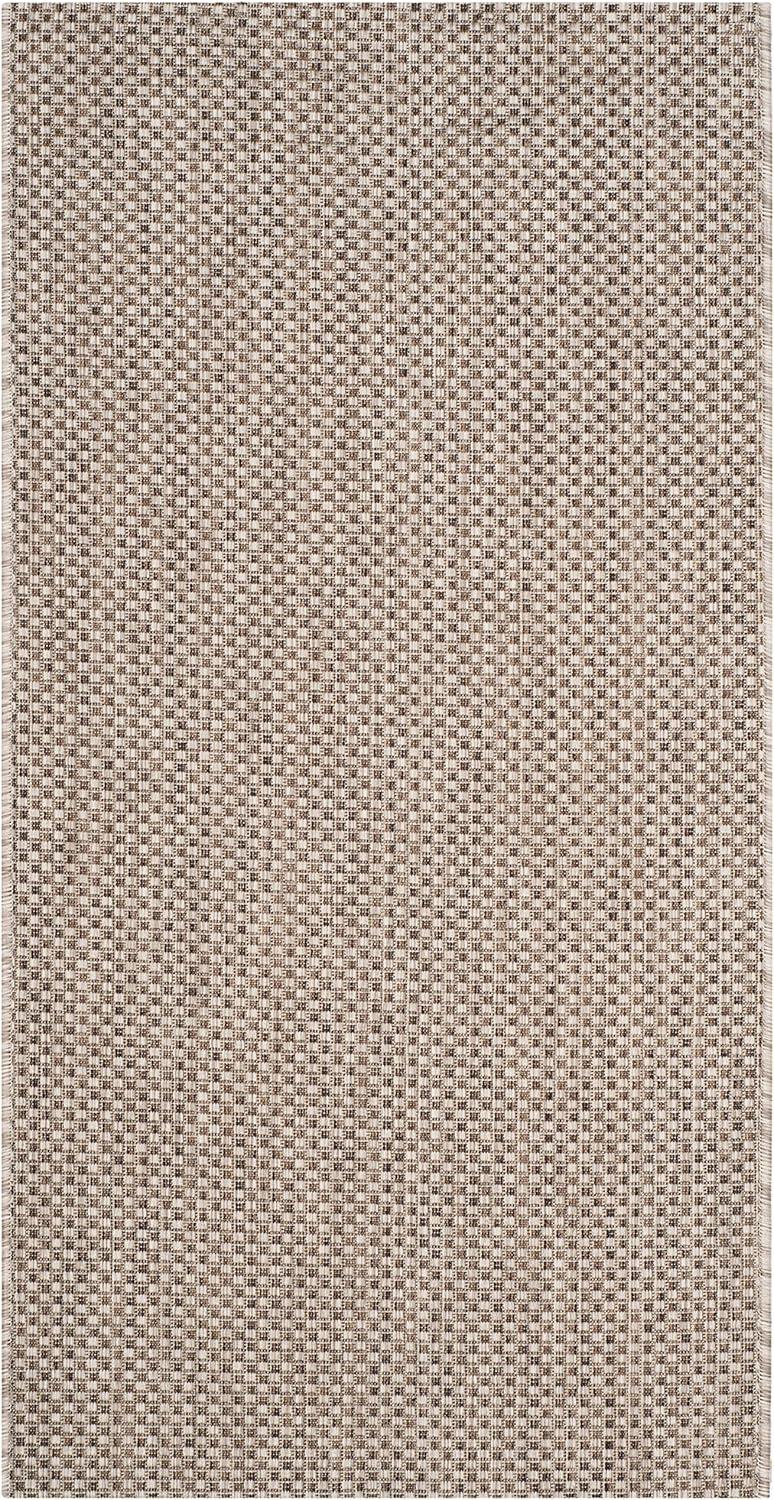 Courtyard CY8521 Power Loomed Indoor/Outdoor Accent Rug - Beige/Brown - 2'7"x5' - Safavieh.
