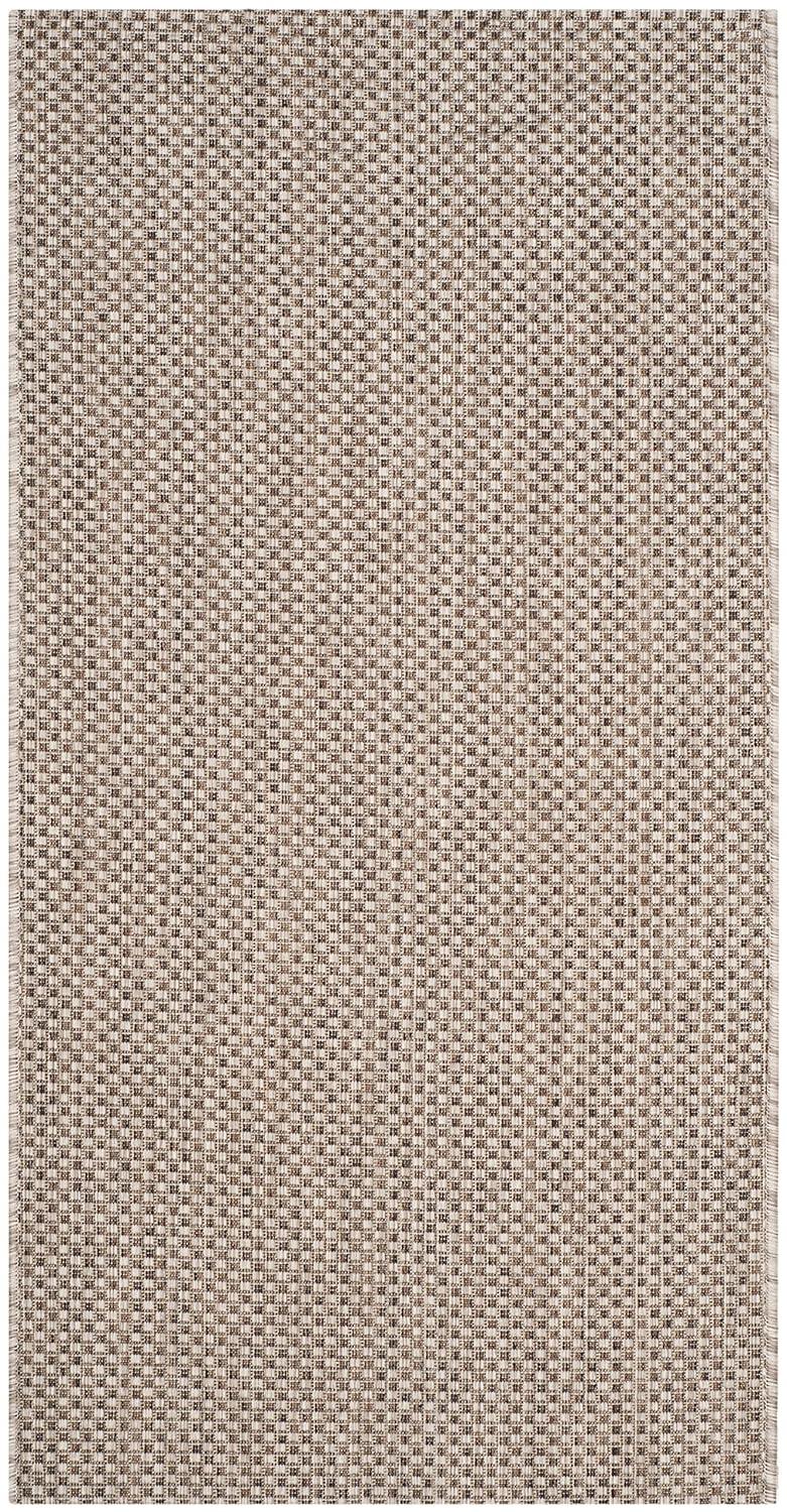 Courtyard CY8521 Power Loomed Indoor/Outdoor Accent Rug - Beige/Brown - 2'7"x5' - Safavieh.