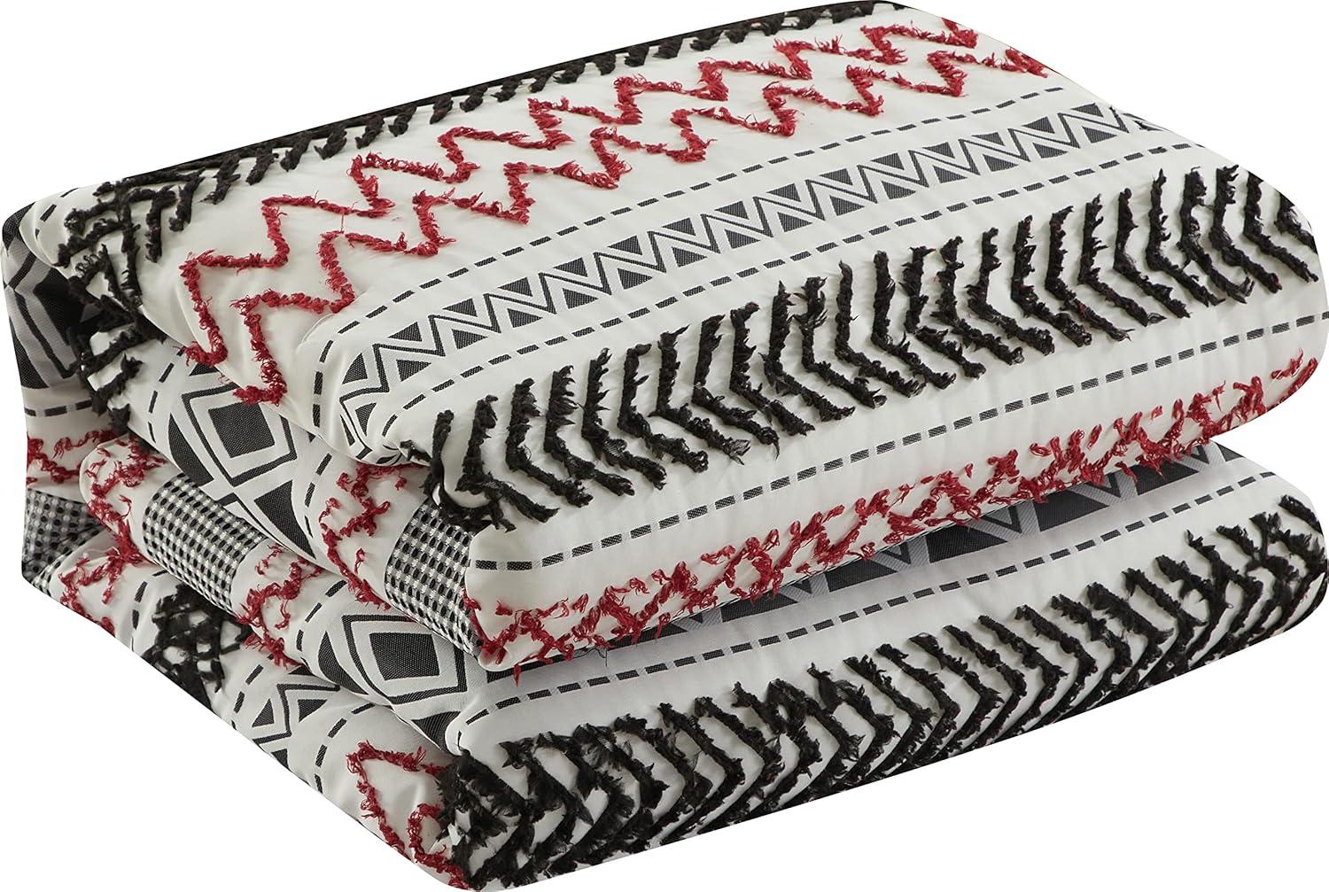 Nanshing America, Inc Ivanna 7 Piece Geometric Comforter Set