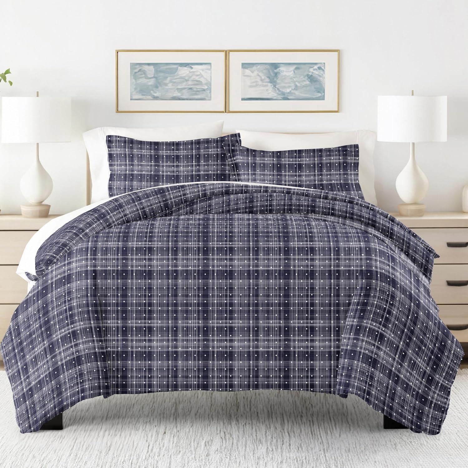 Becky Cameron Becky Cameron Polka Dot Pattern Duvet Cover Set