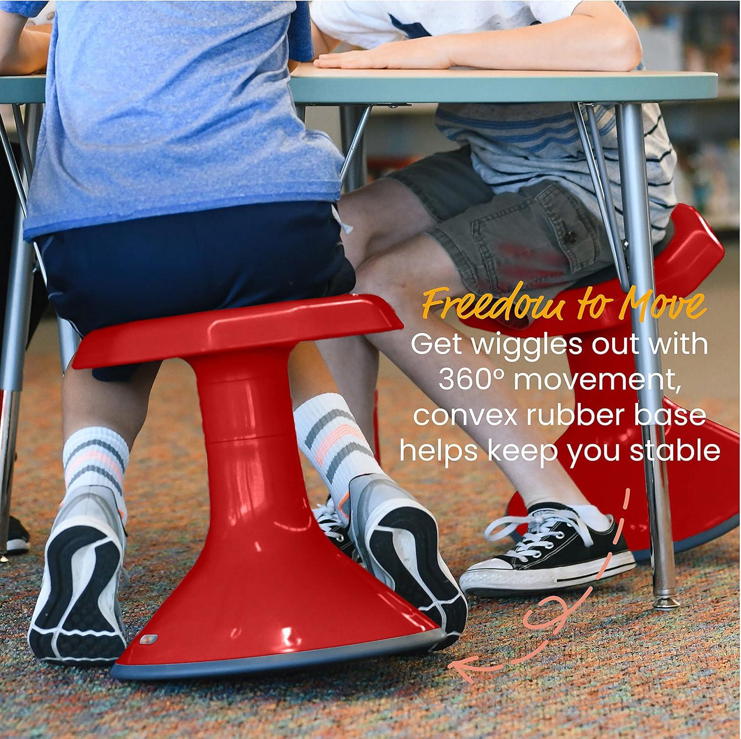 ECR4Kids ACE Active Core Engagement Wobble Stool, Flexible Seating