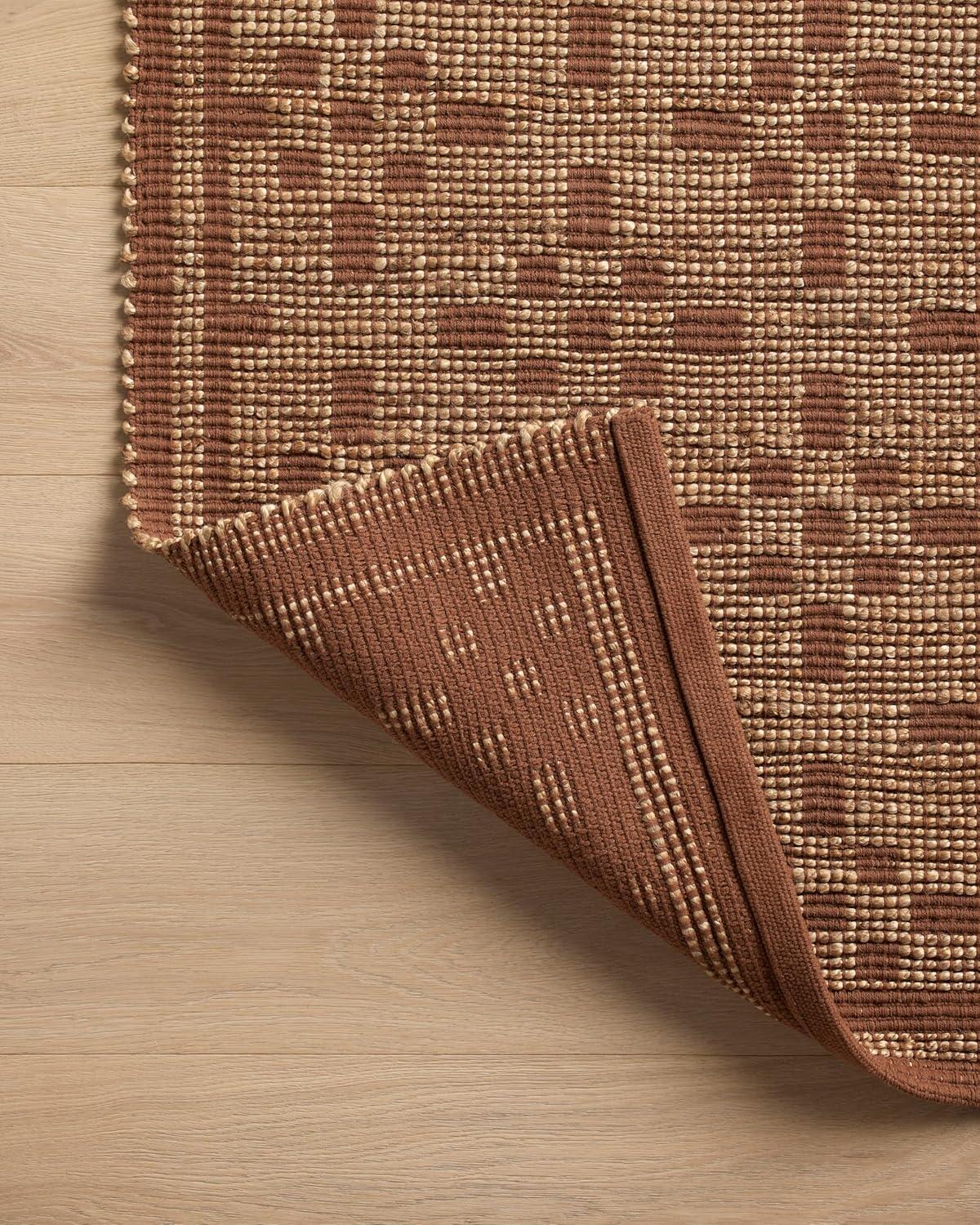 Judy II Jute-Blend Rug by Chris Loves Julia x Loloi - Natural and Spice / 8'6" x 11'6"