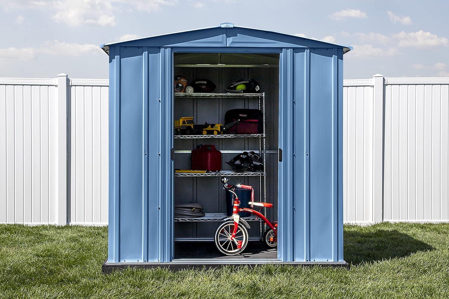 Arrow 6 ft. W x 7 ft. D Steel Vertical Storage Shed