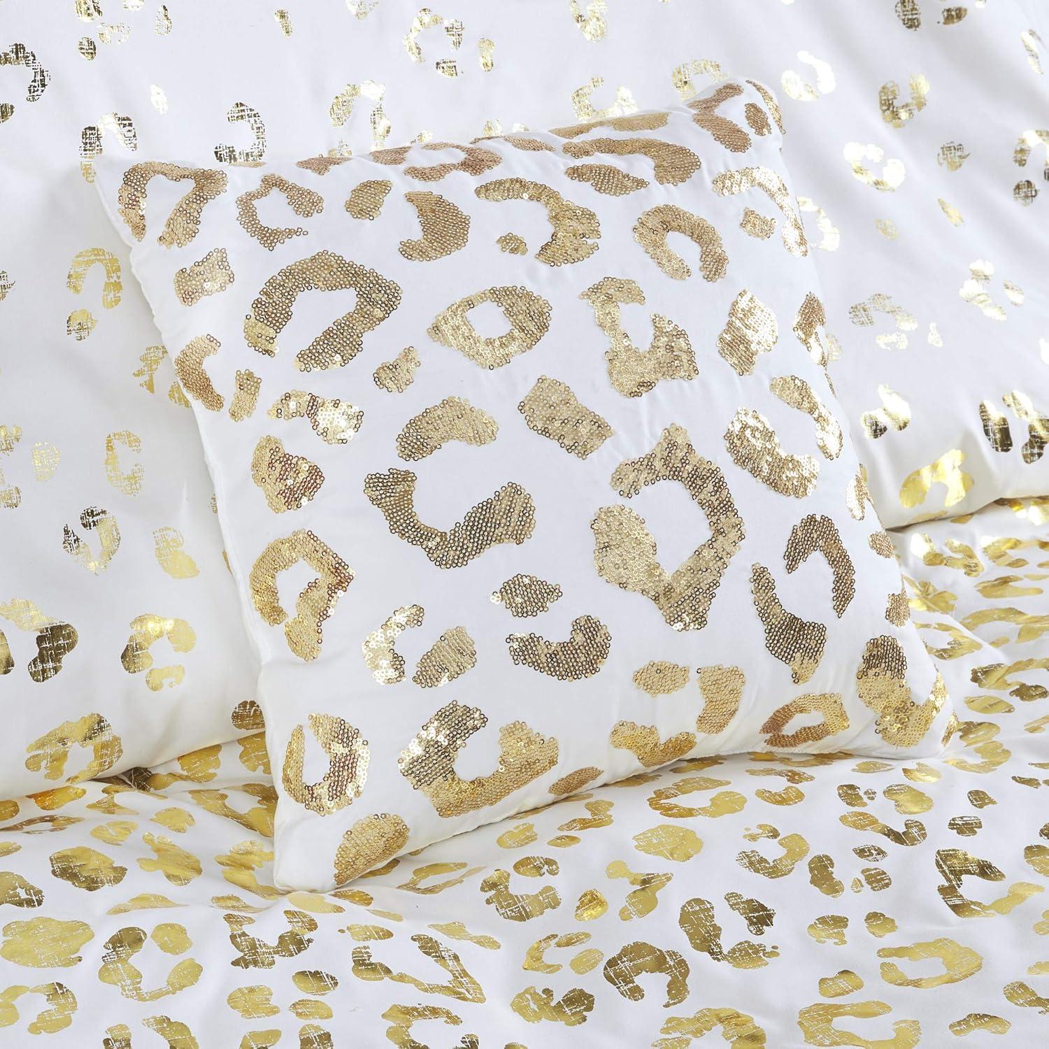 510 Design Lillie Metallic Animal Print Comforter Set