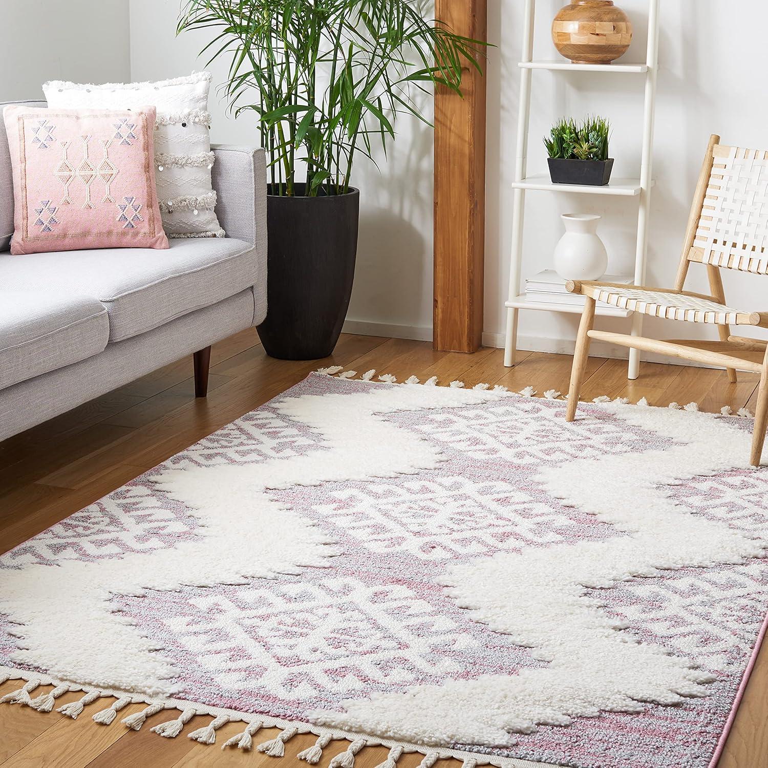 Moroccan Tassel Shag MTS652 Area Rug  - Safavieh