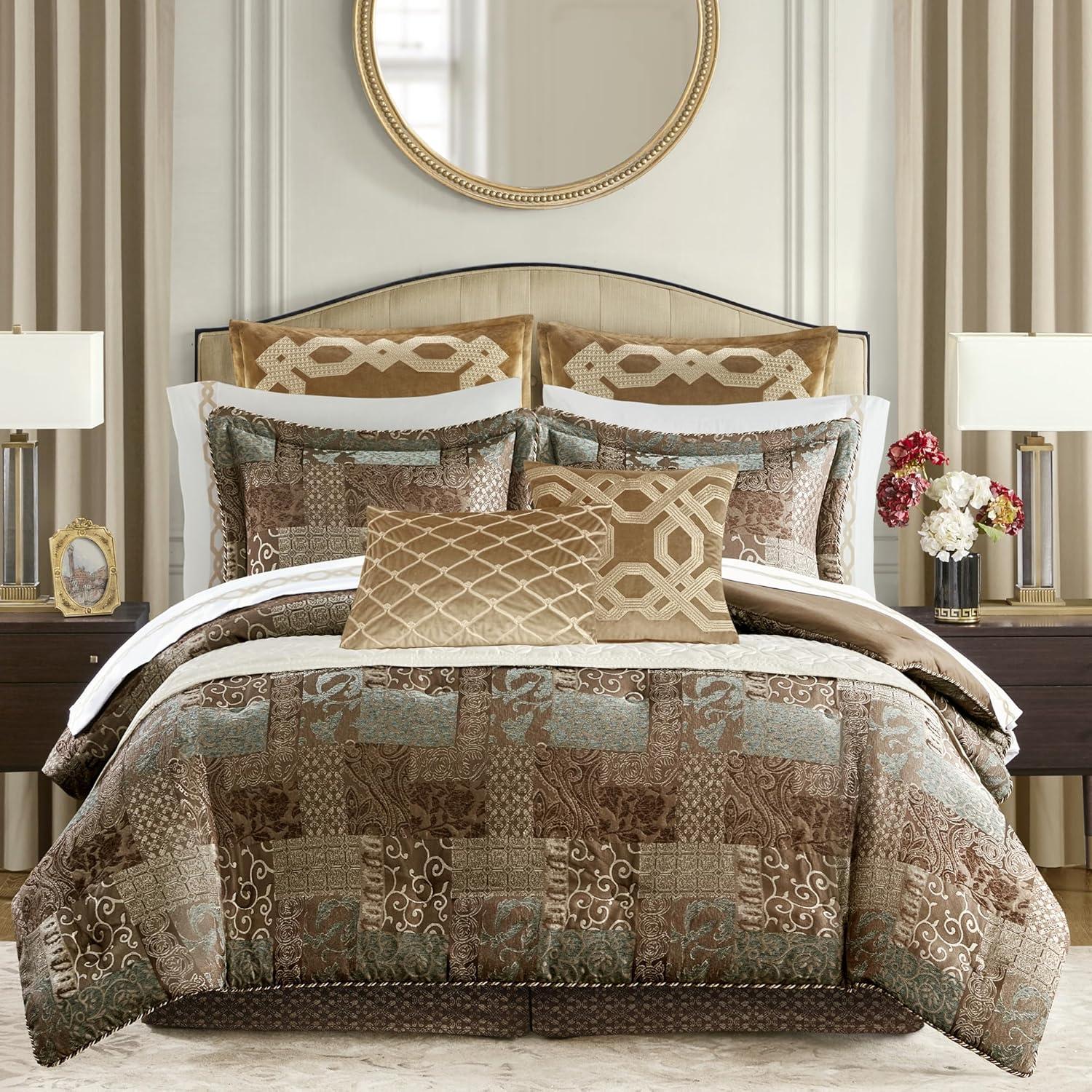 Croscill Croscill Galleria 4 Piece Chenille Jacquard Comforter Set