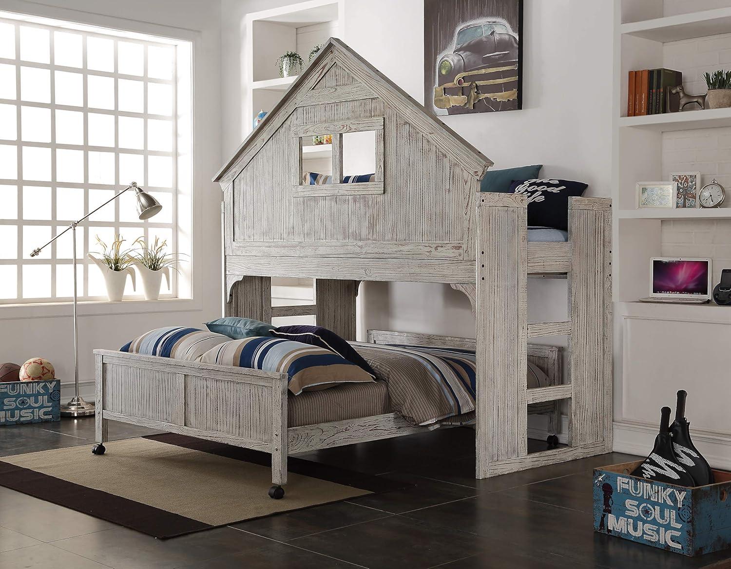 Twin Over Full Solid Wood Standard Bunk Bed by Birch Lane™