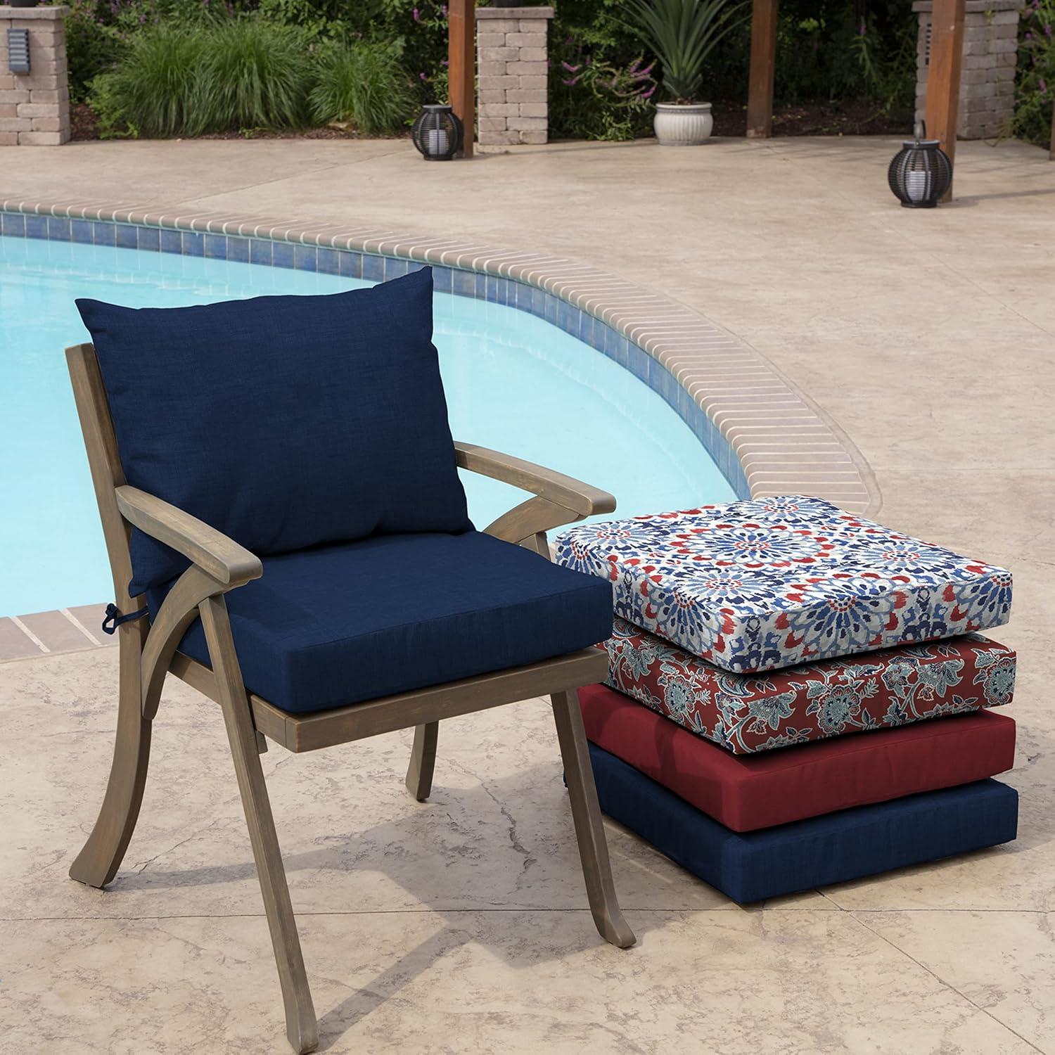 Arden Selections Outdoor Dining Chair Cushion Set 21 x 21