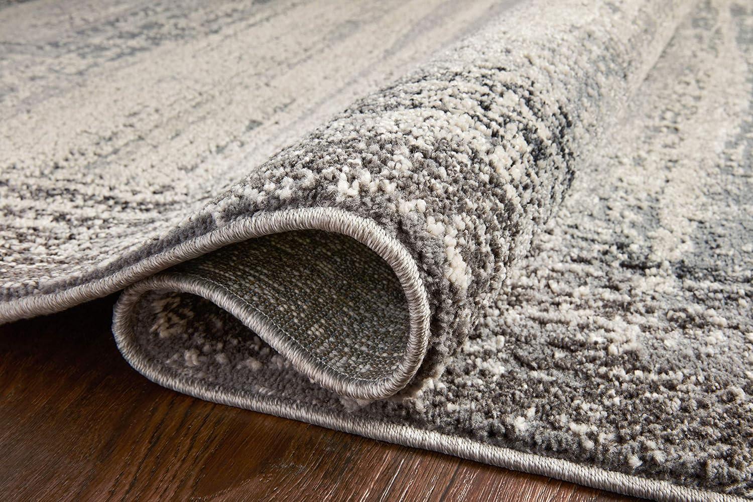 AUS-02 Pebble, Charcoal 11-2" x 15 Size Rug