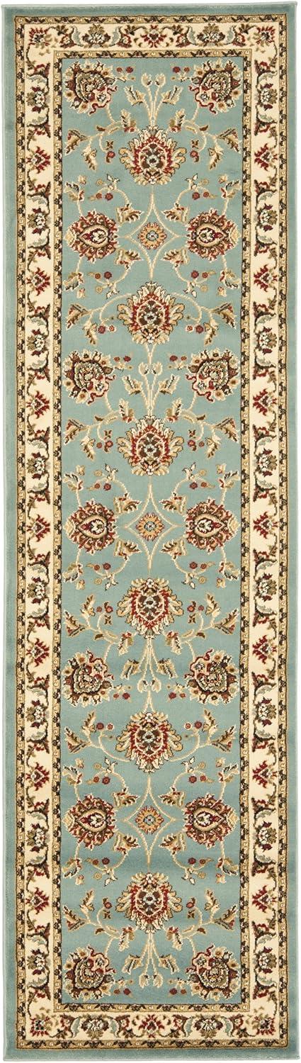 Lyndhurst LNH555 Power Loomed Runner Rug - Blue/Ivory - 2'3"x8' - Safavieh
