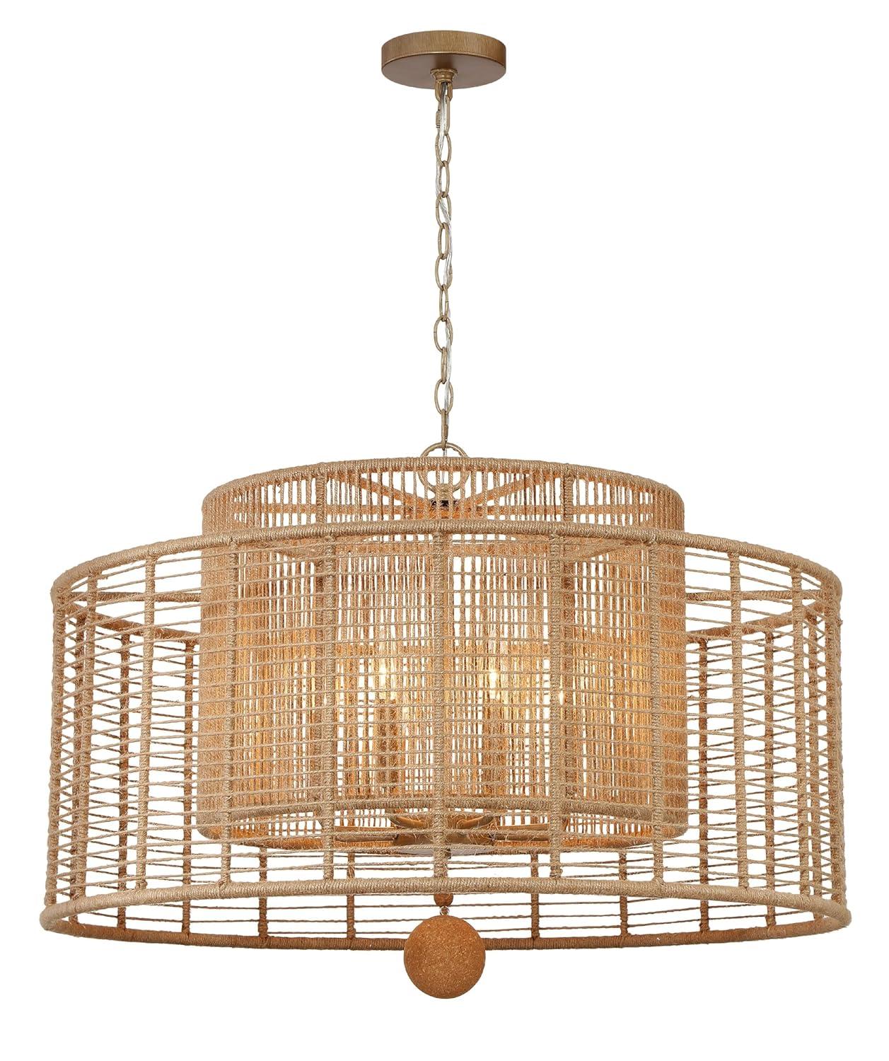 Crystorama Lighting Jayna 8 - Light Chandelier in  Burnished Silver