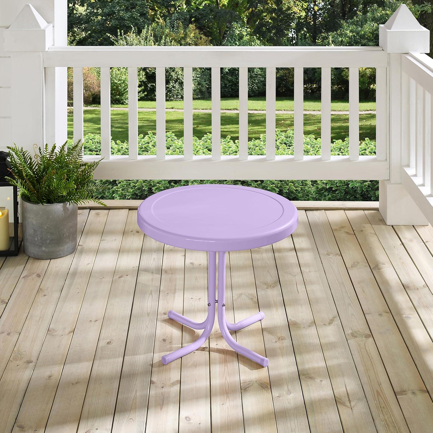 Outdoor Side Table in Lavender