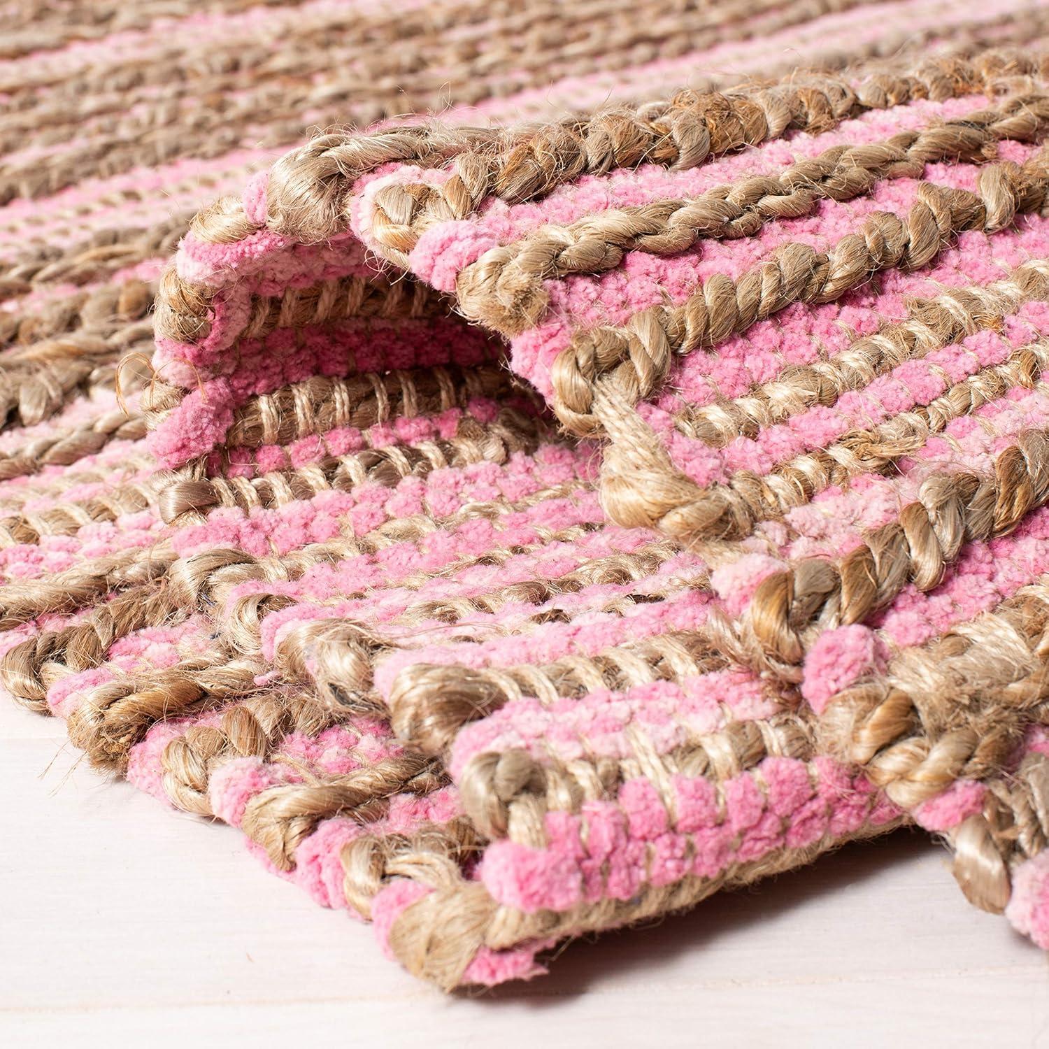 Cape Cod CAP851 Woven Indoor Area Rug - Light Pink - 5'x8' - Safavieh
