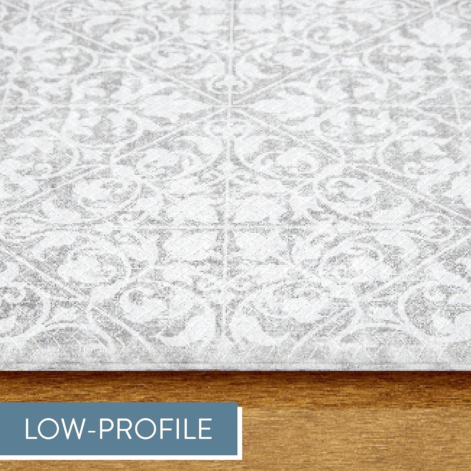 Town & Country Living TOWN & COUNTRY BASICS Comfort Plus Non-Slip Backing Vintage Medallion Tile Anti Fatigue Comfort Mat