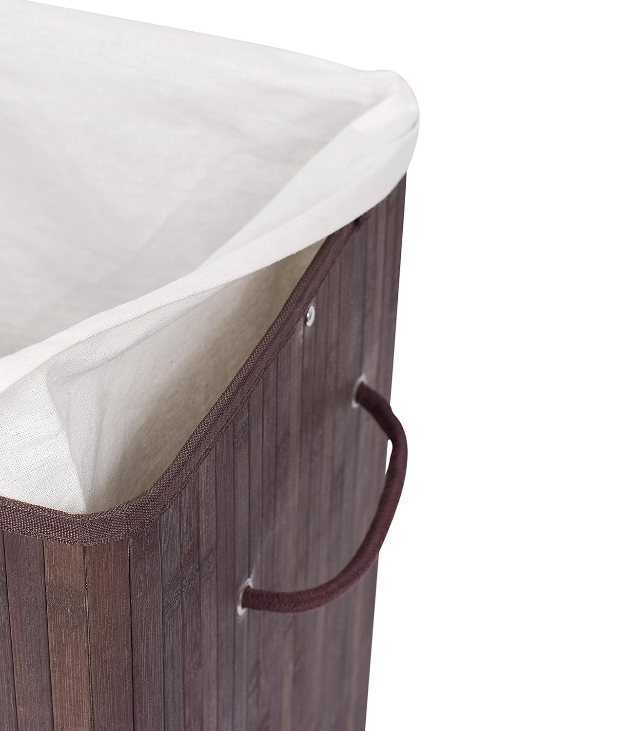 BirdRock Home Bamboo Laundry Hamper with Handles