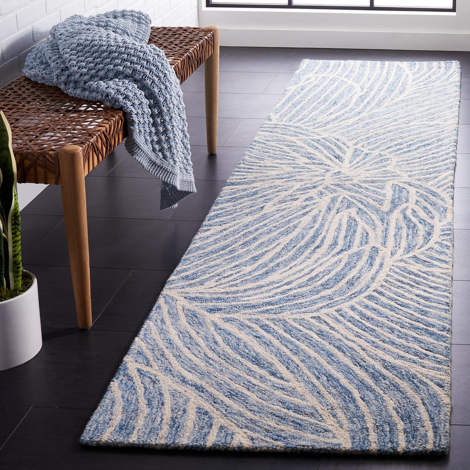 Metro MET451 Hand Tufted Indoor Accent Rug - Black/Ivory - 3'x5' - Safavieh