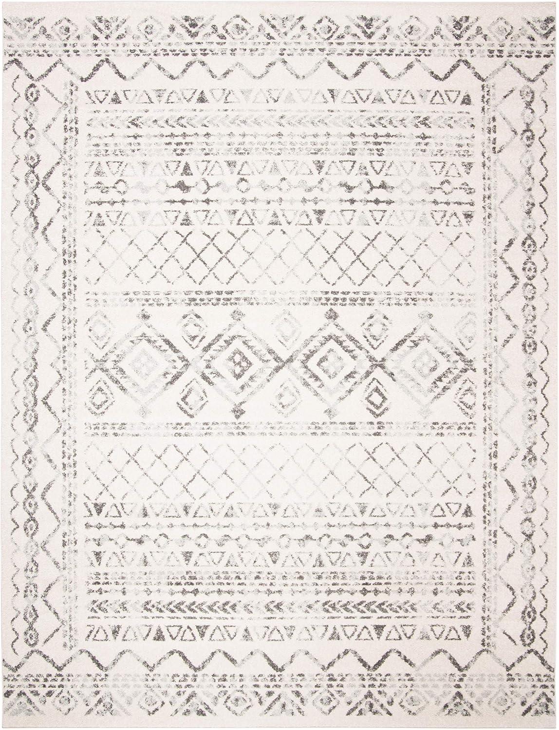 Tulum TUL268 Power Loomed Area Rug - Ivory/Grey - 8'x10' - Safavieh.